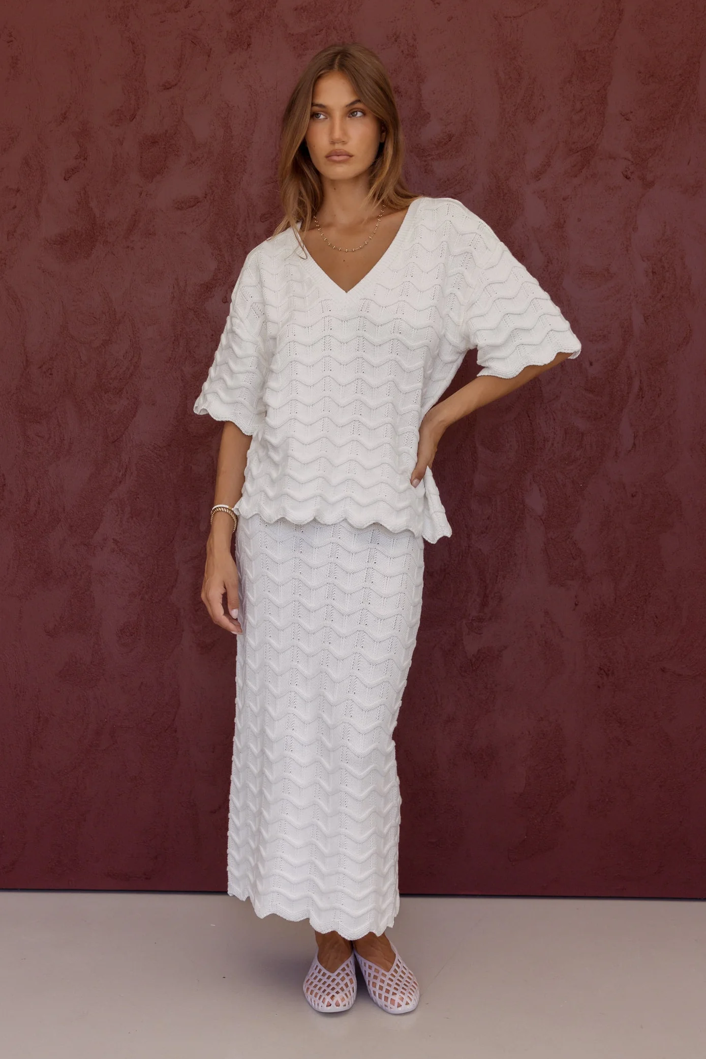 AGAPE Top White