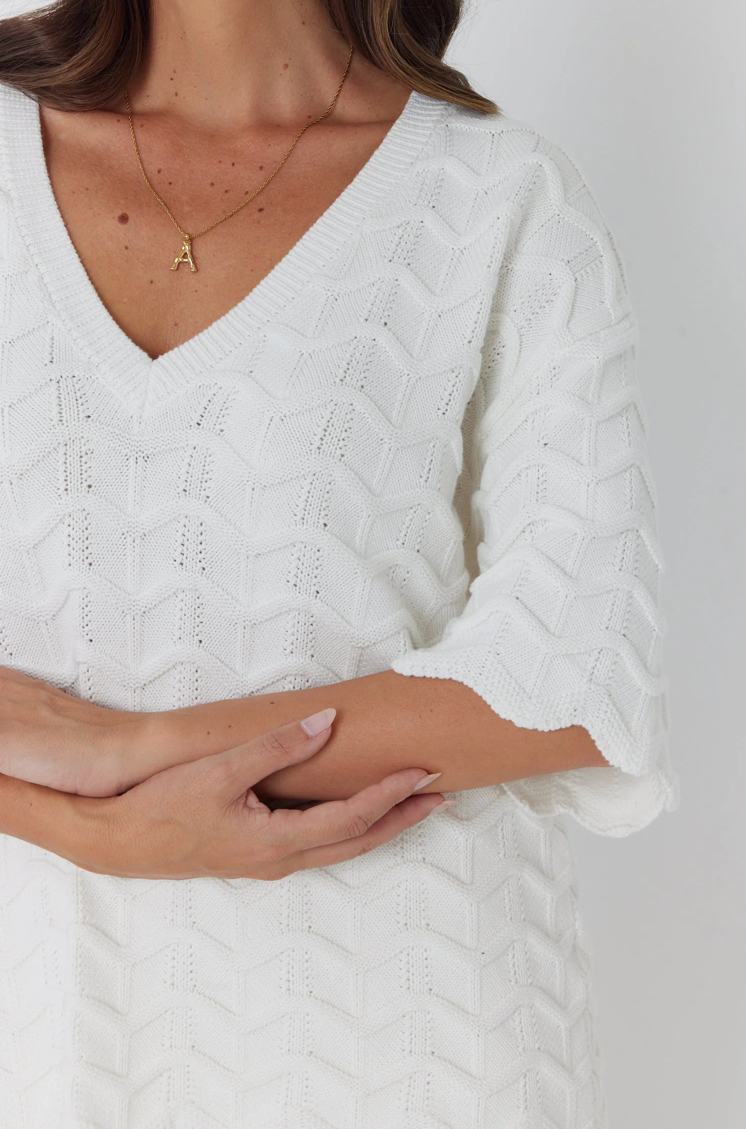 AGAPE Top White - Image 8