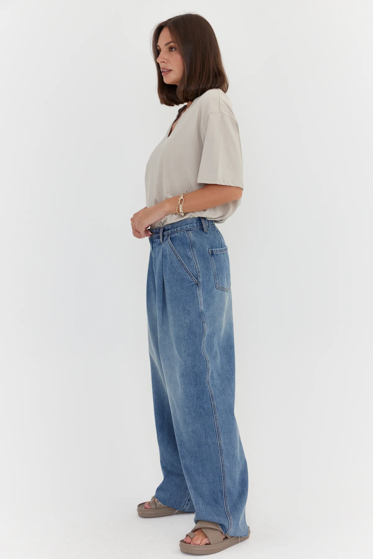 ALESSIA Jeans Mid Blue Denim - Image 10