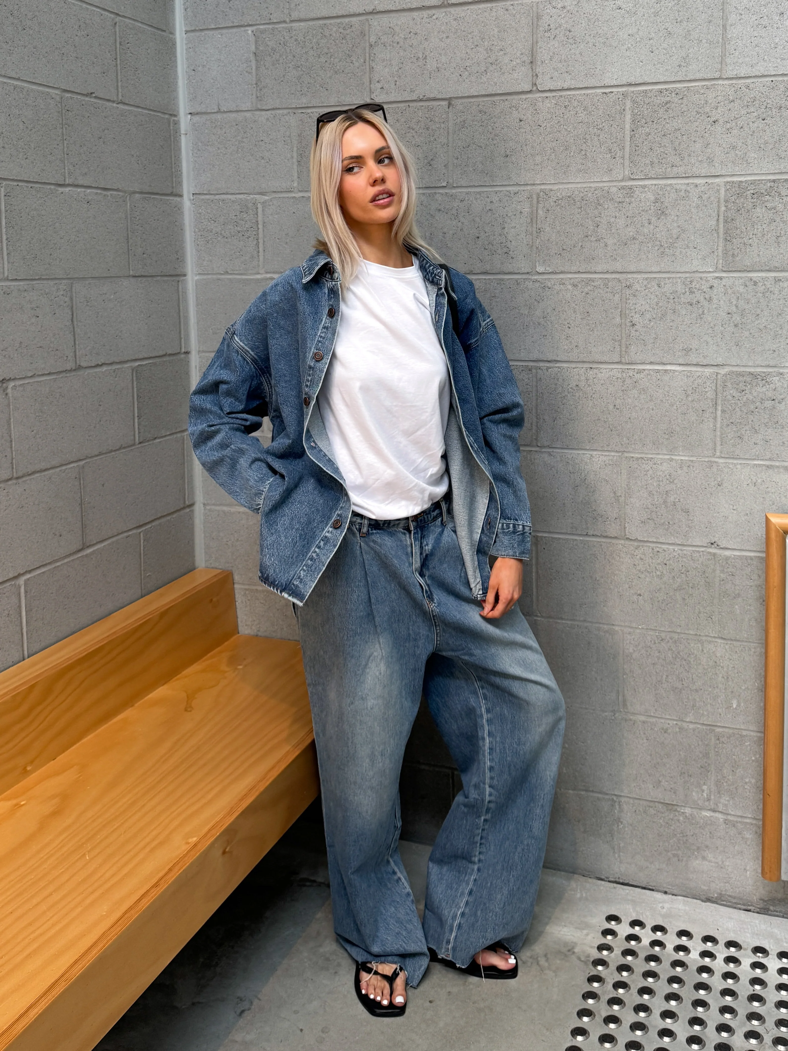 ALESSIA Jeans Mid Blue Denim - Image 5