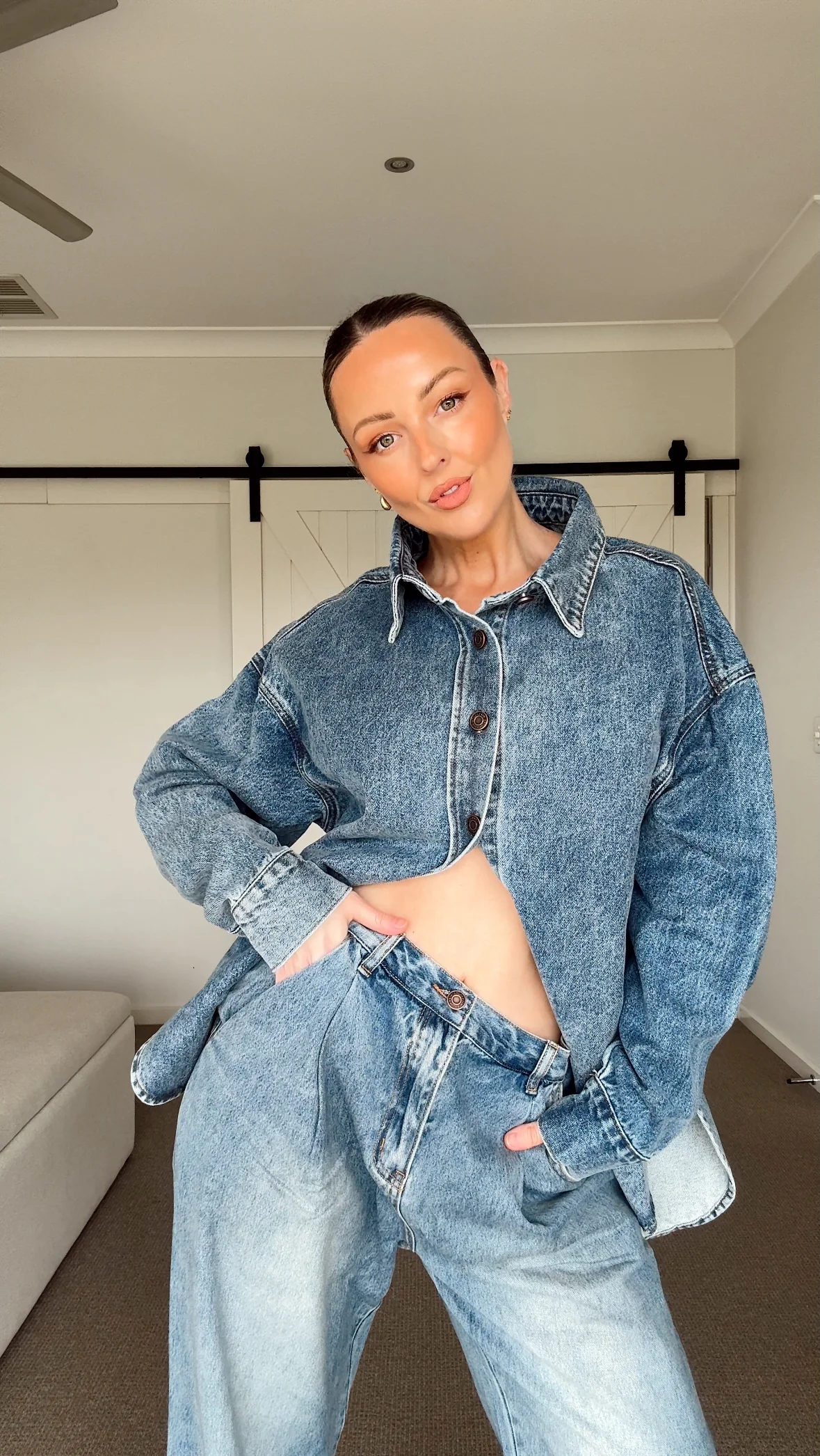 ALESSIA Jeans Mid Blue Denim - Image 7