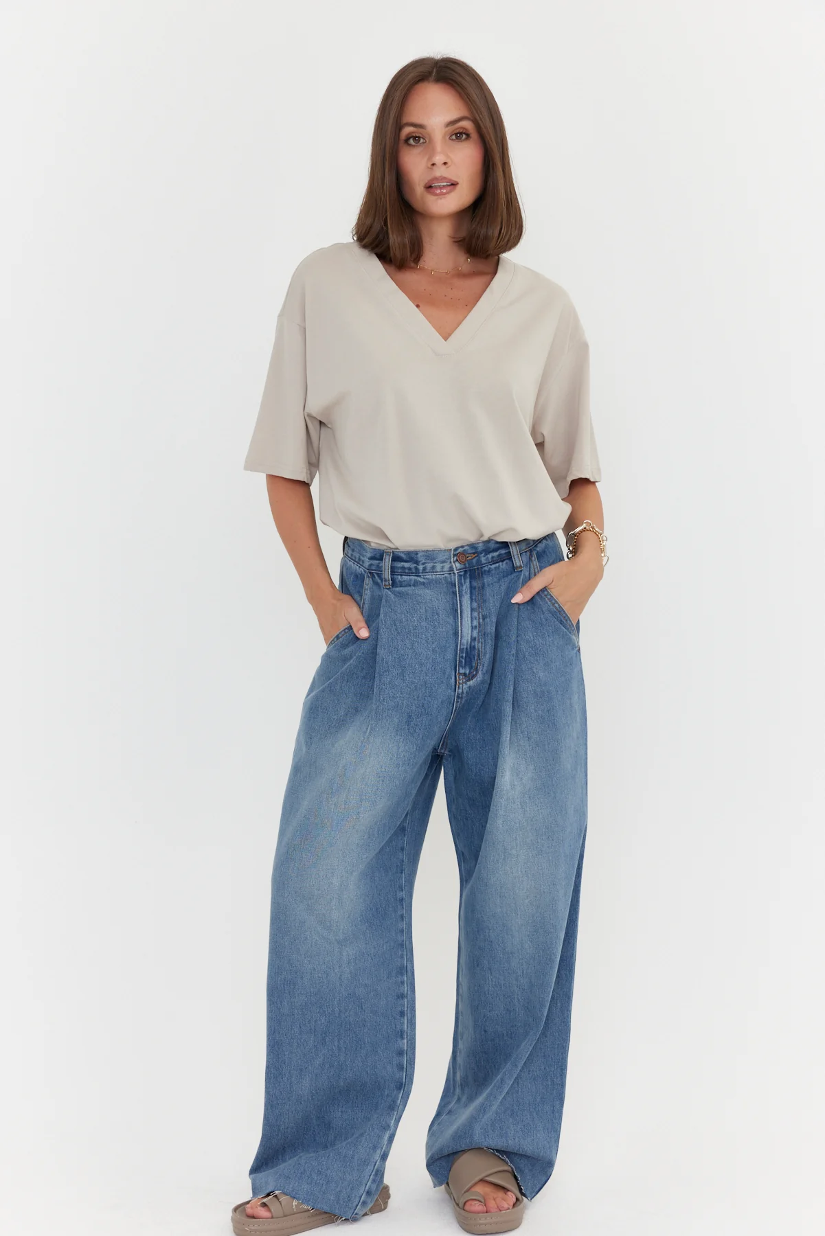 ALESSIA Jeans Mid Blue Denim - Image 8