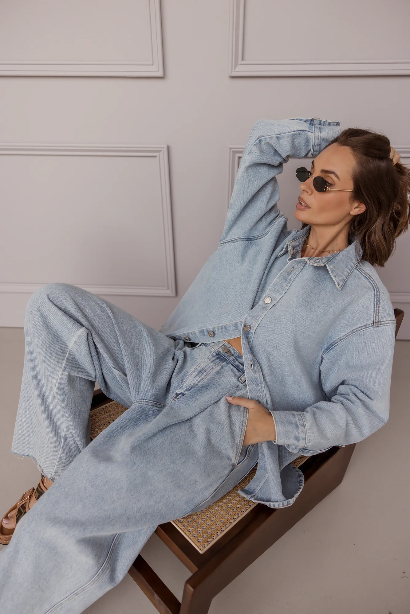 ALESSIA Jeans Light Blue Denim - Image 3