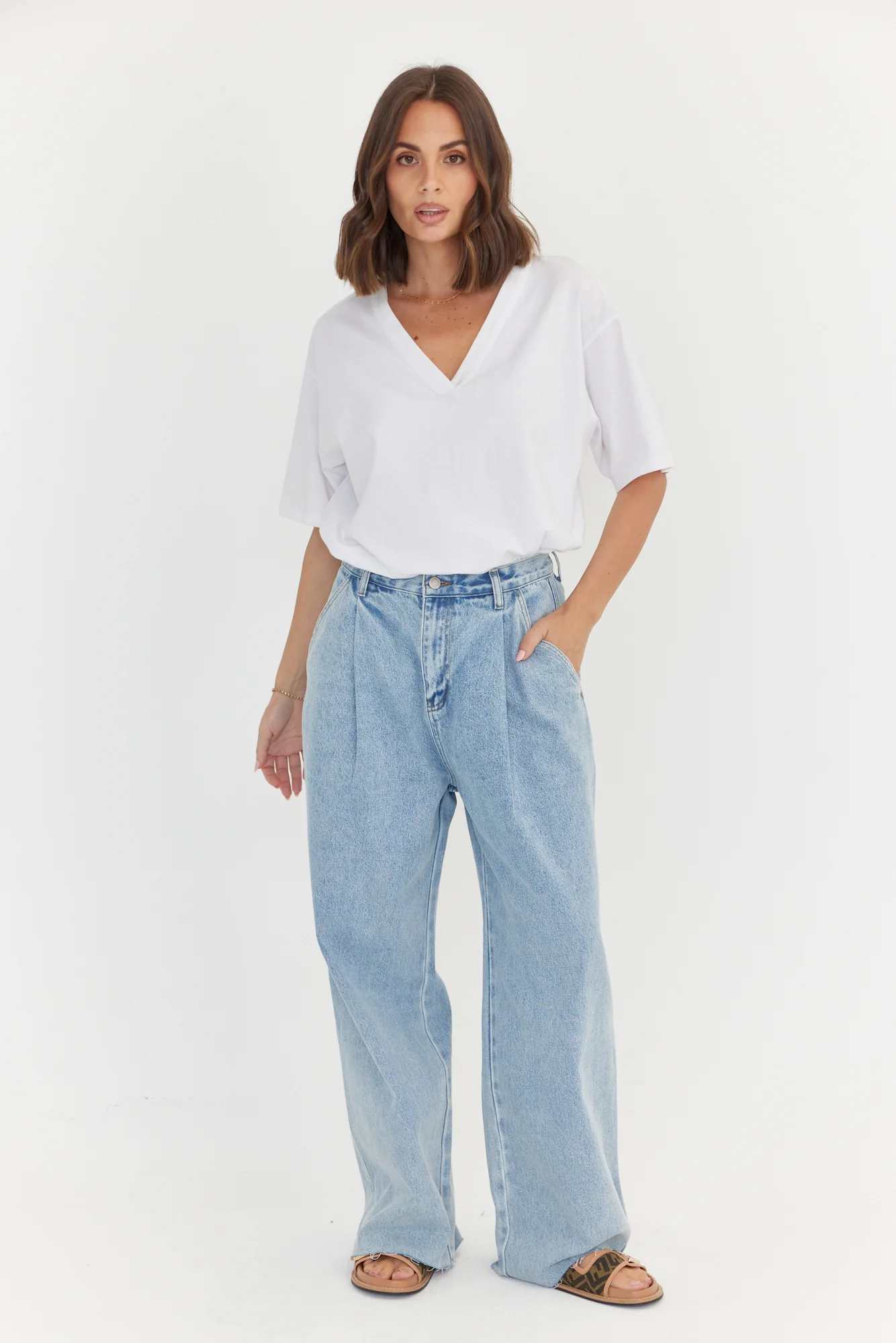 ALESSIA Jeans Light Blue Denim - Image 5