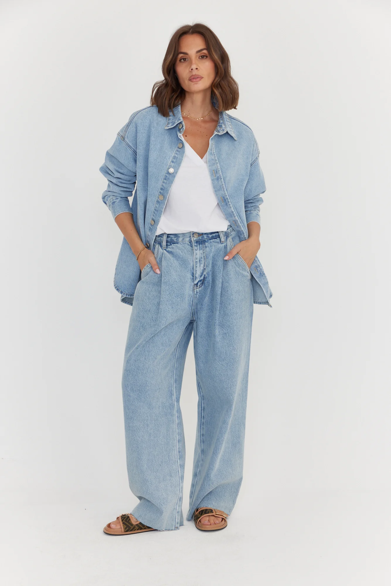ALESSIA Jeans Light Blue Denim - Image 8