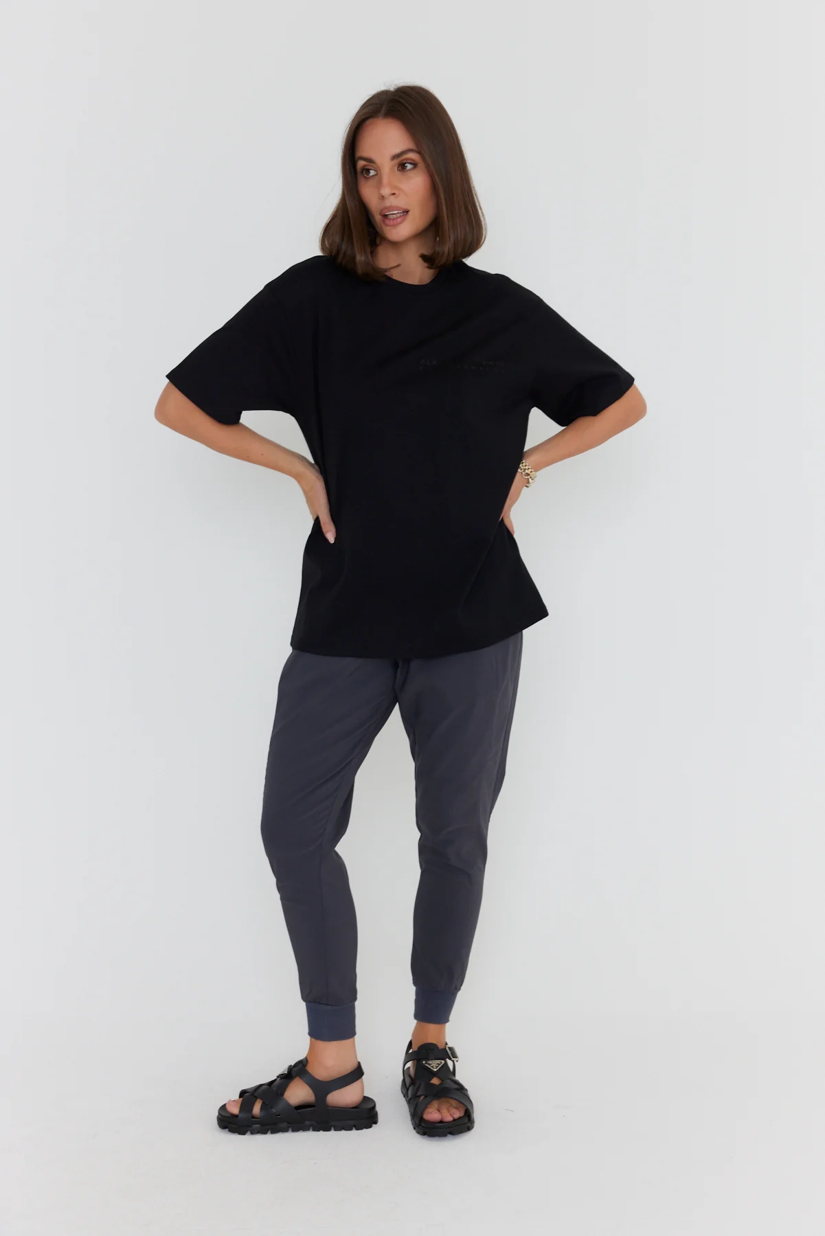 ATHEA T-Shirt Black - Image 6
