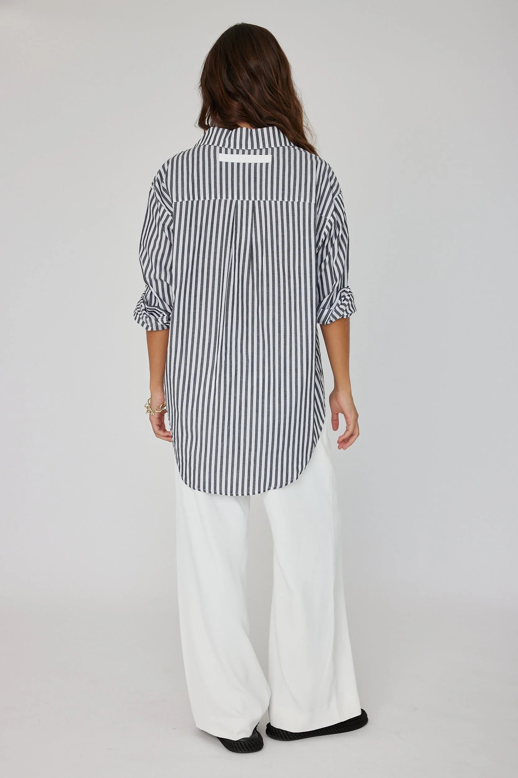 AUSTIN Shirt Black Stripe - Image 11
