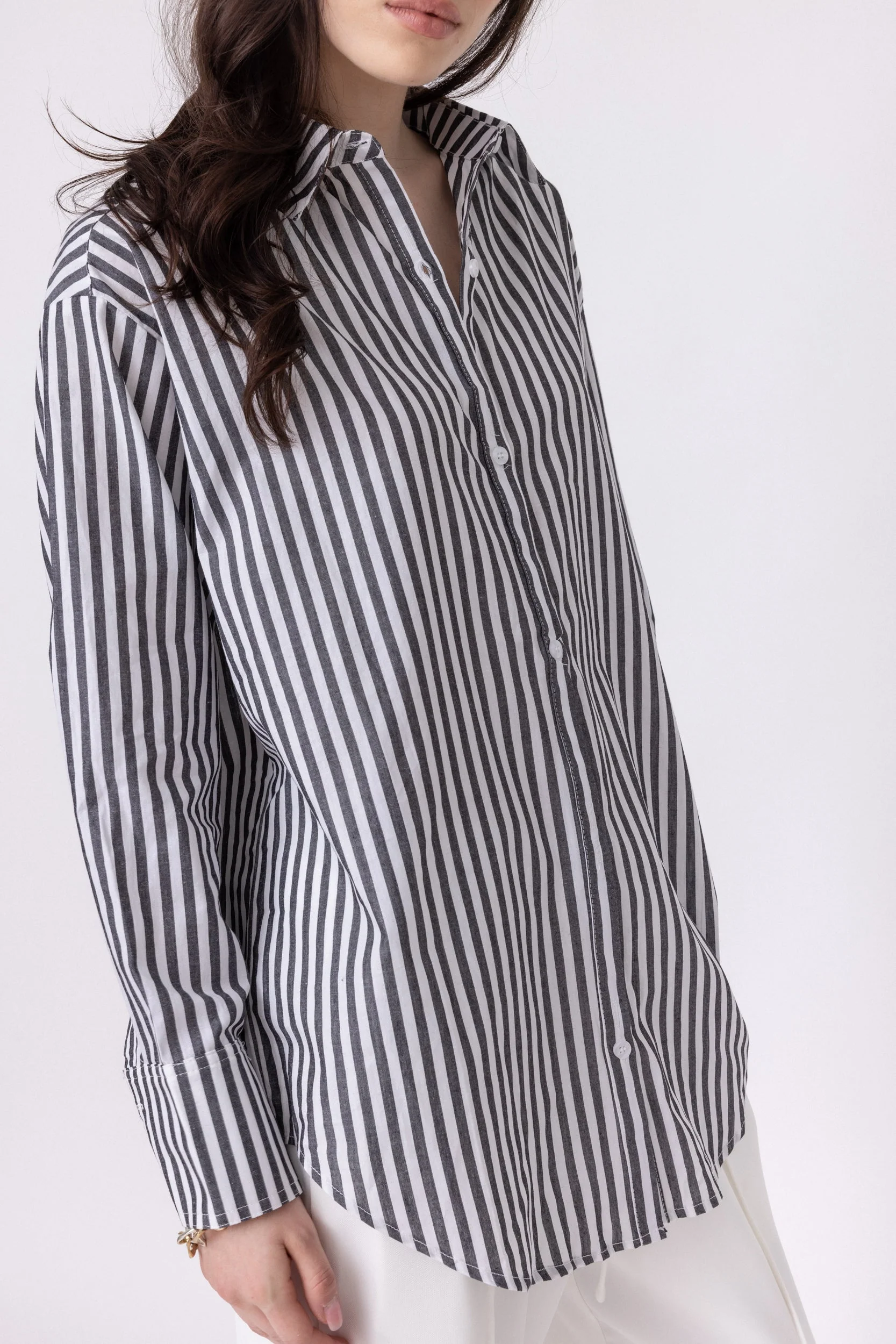 AUSTIN Shirt Black Stripe - Image 6