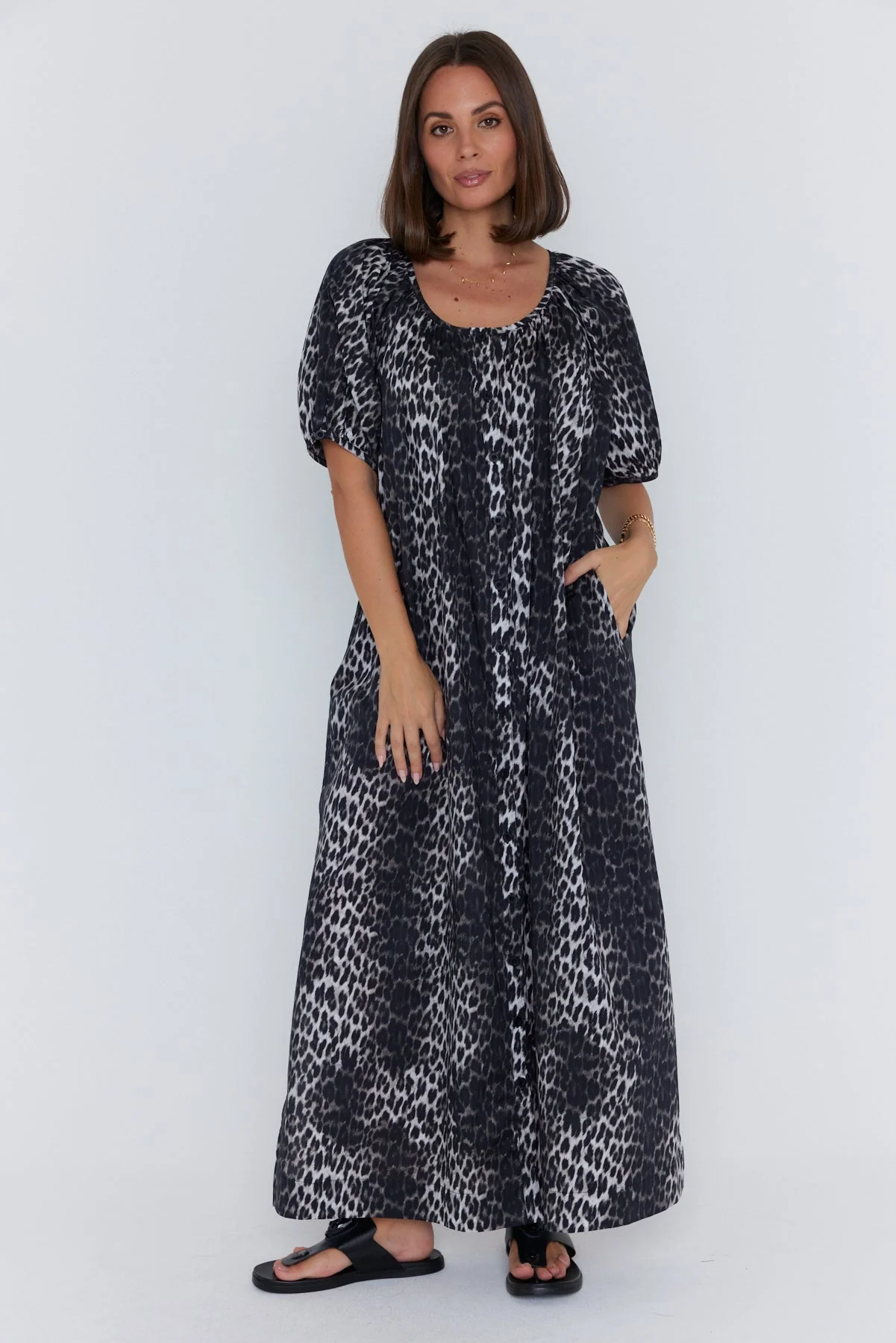 BAYLEE Dress Leopard - Image 8