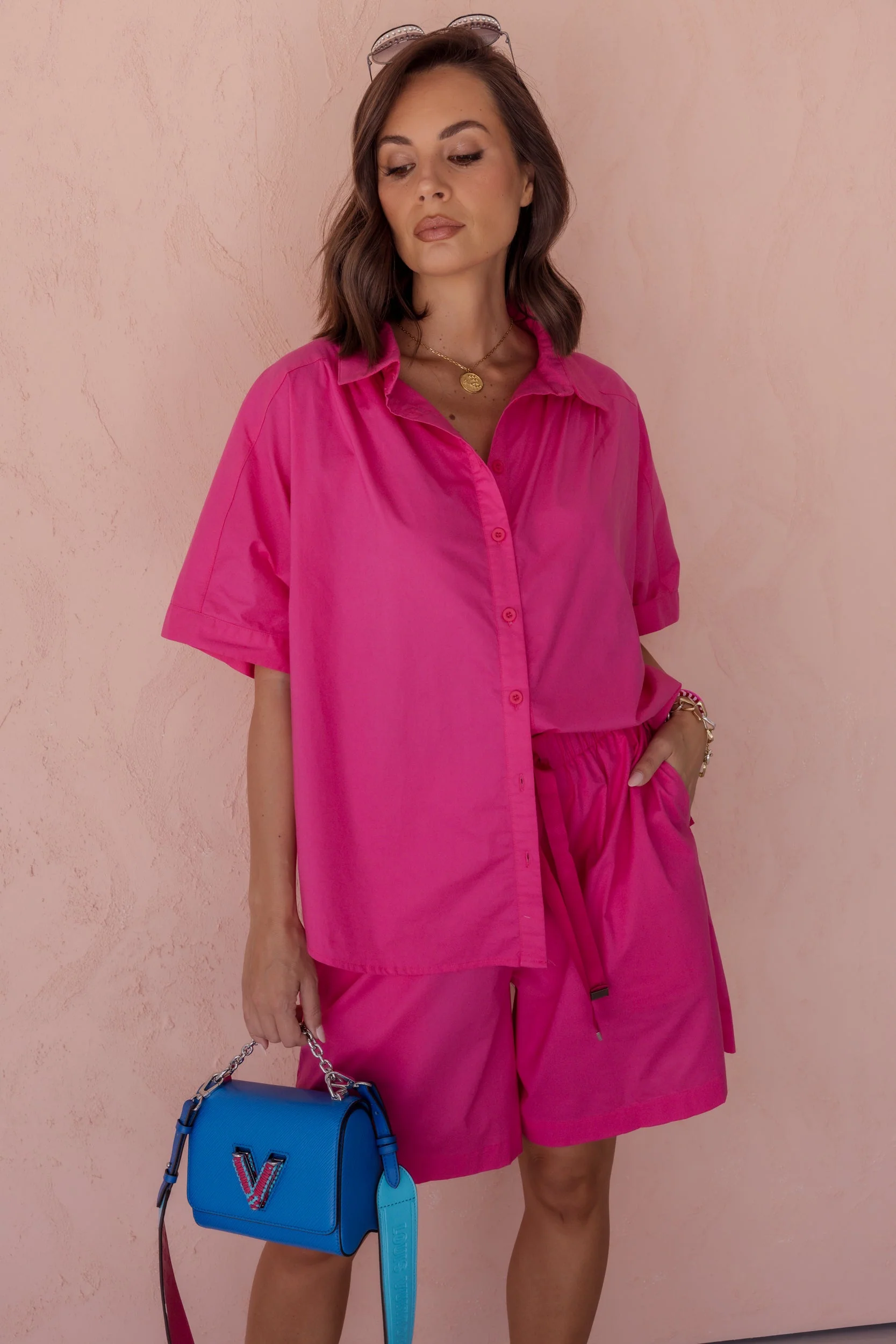 BONJOUR Shirt Pink - Image 2