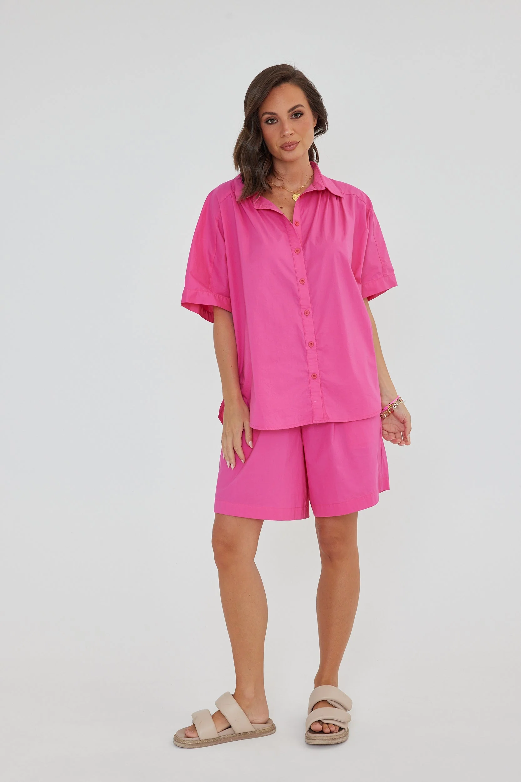 BONJOUR Shirt Pink - Image 6
