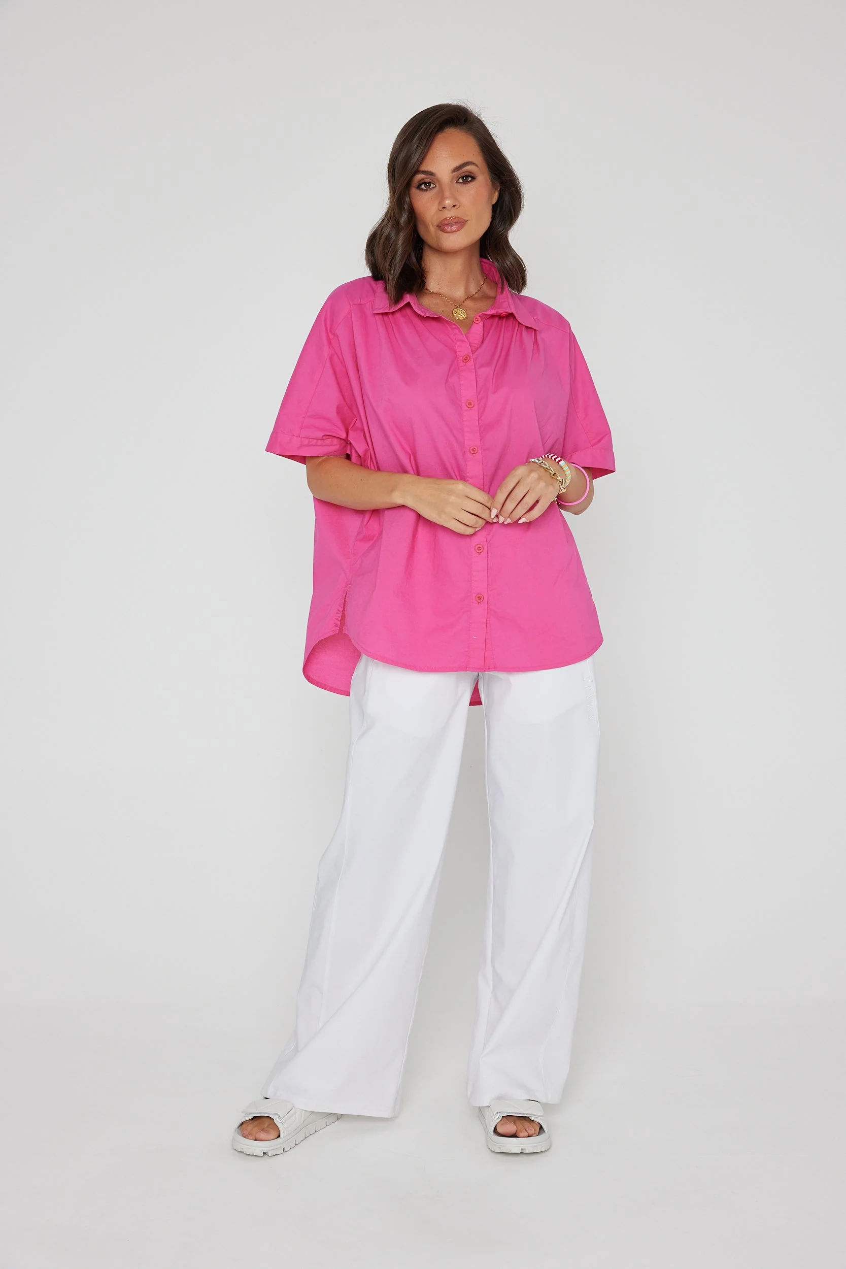 BONJOUR Shirt Pink - Image 7