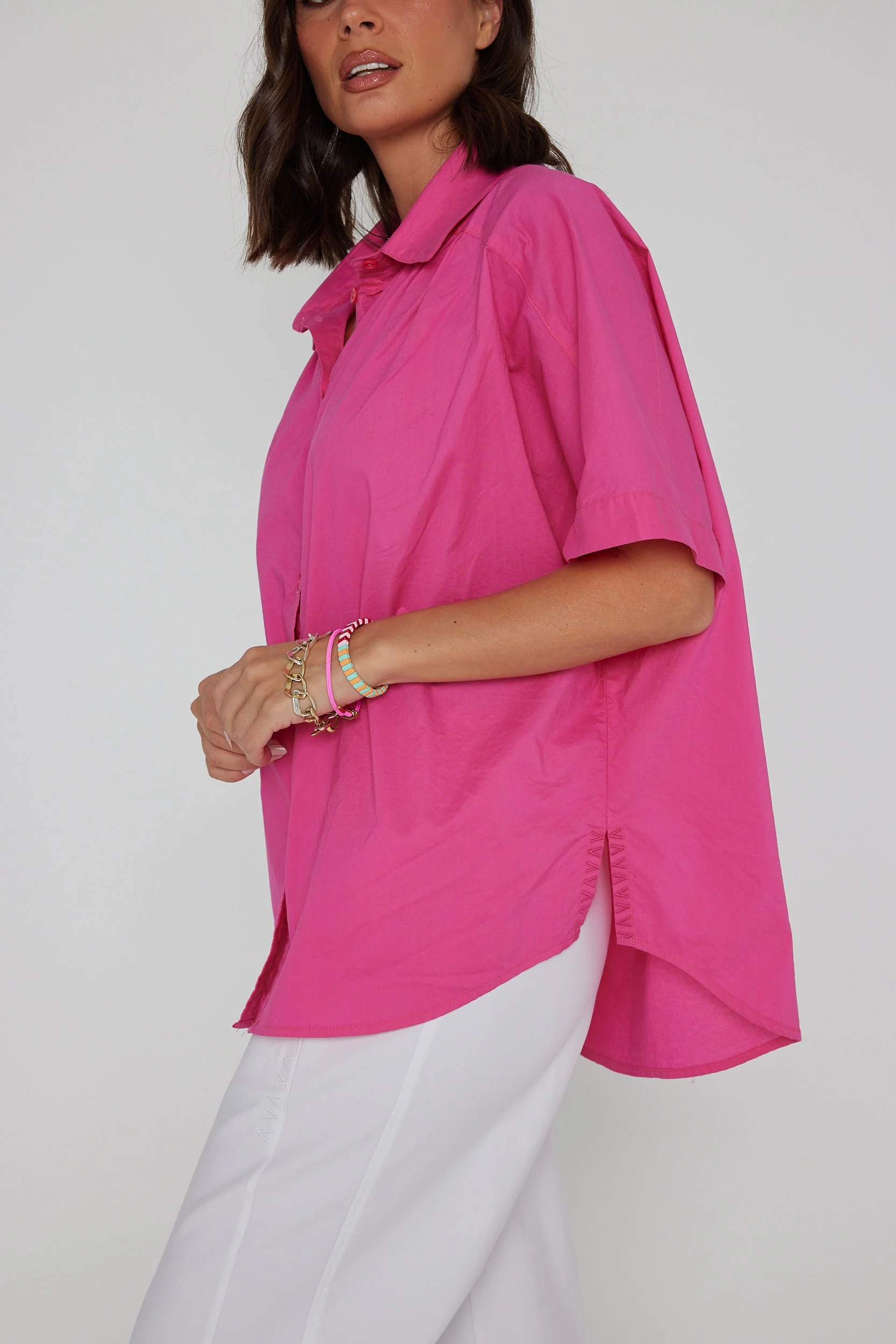 BONJOUR Shirt Pink - Image 8