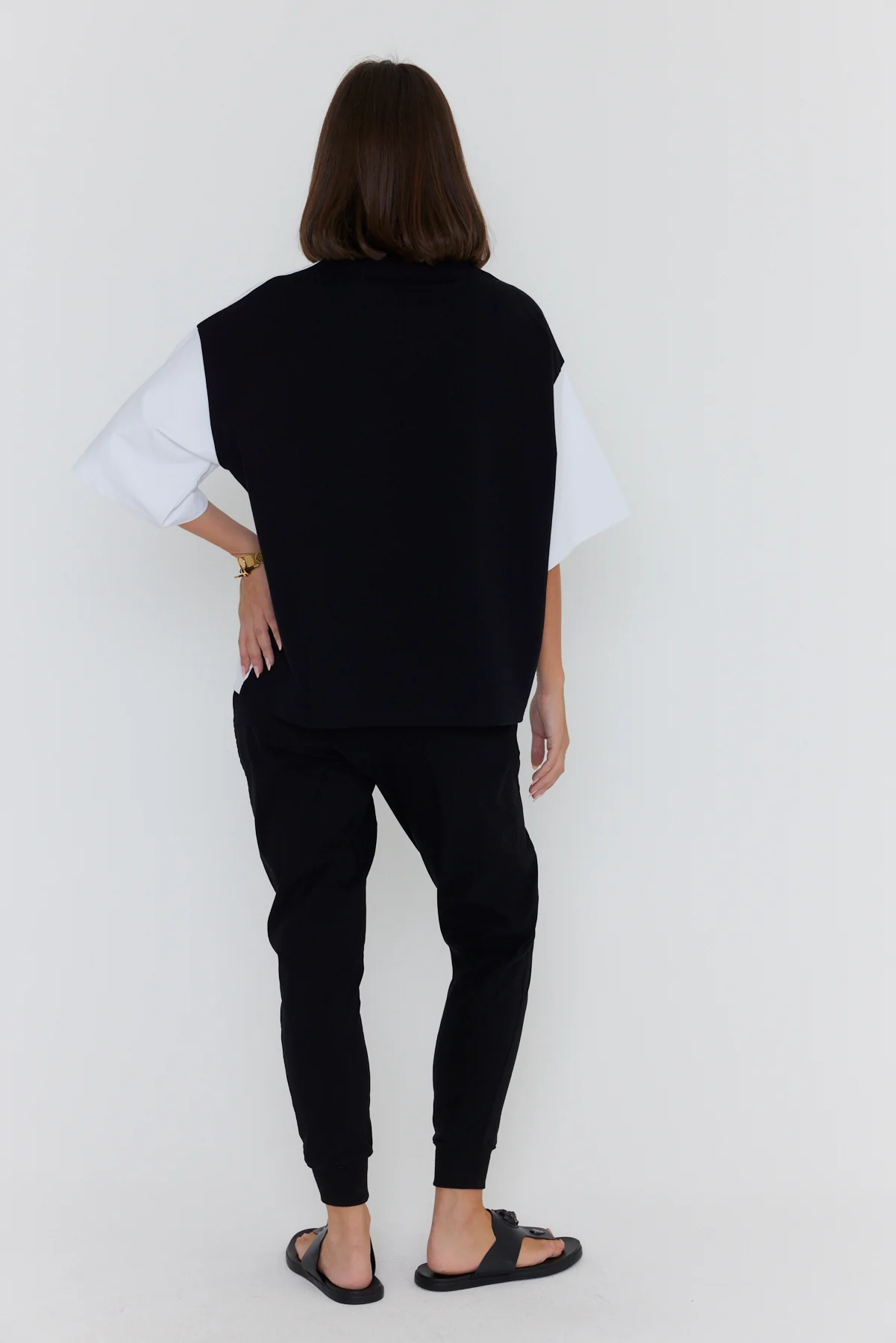 BRAX T-Shirt White/Black - Image 11