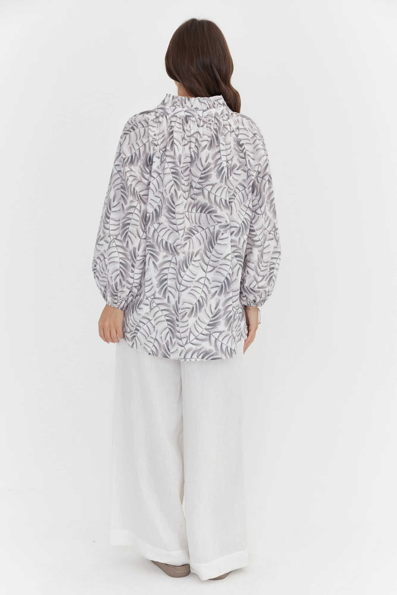 CAITS Blouse Coco Leaf Print - Image 10