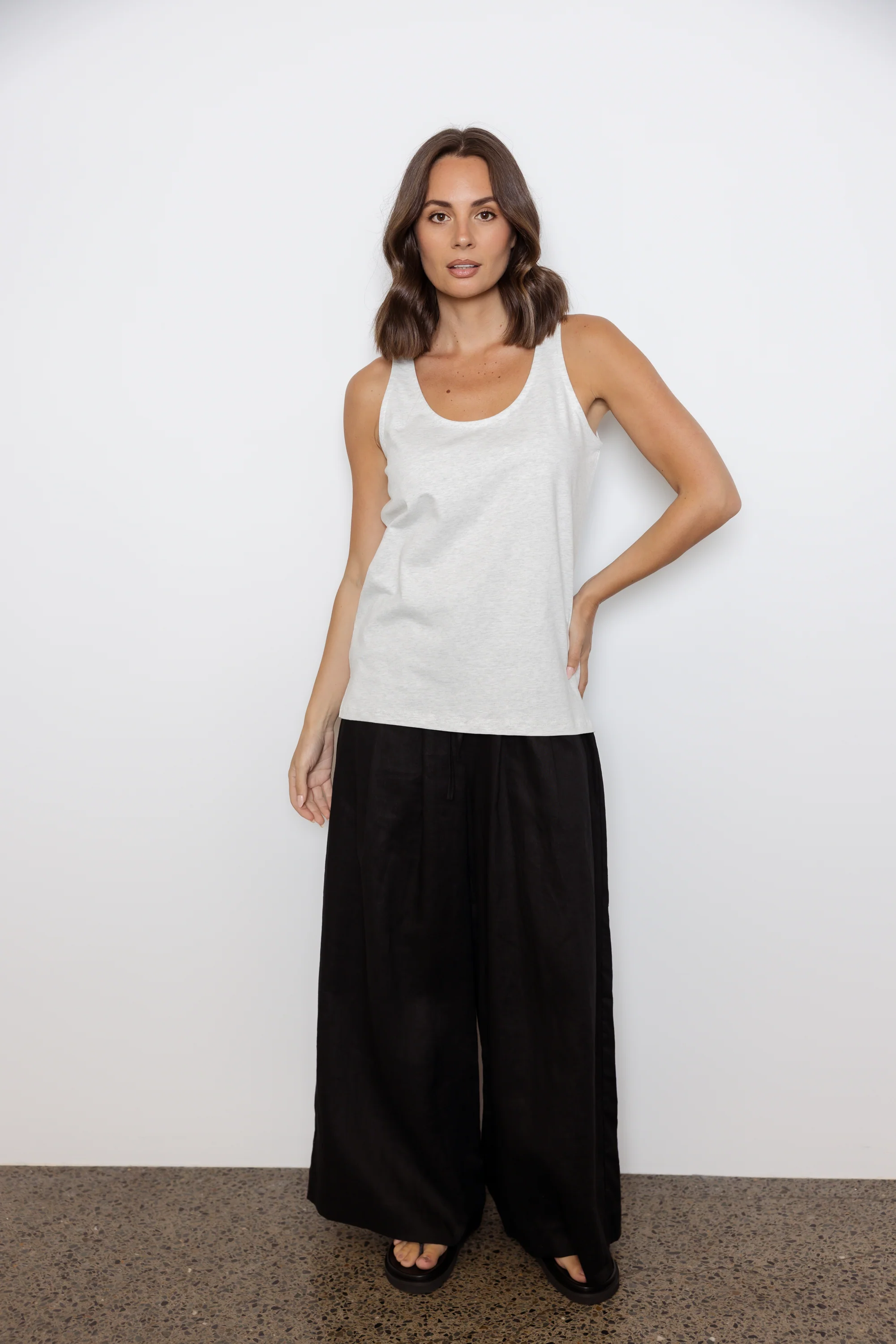 CAMSON Singlet Grey Marle - Image 2