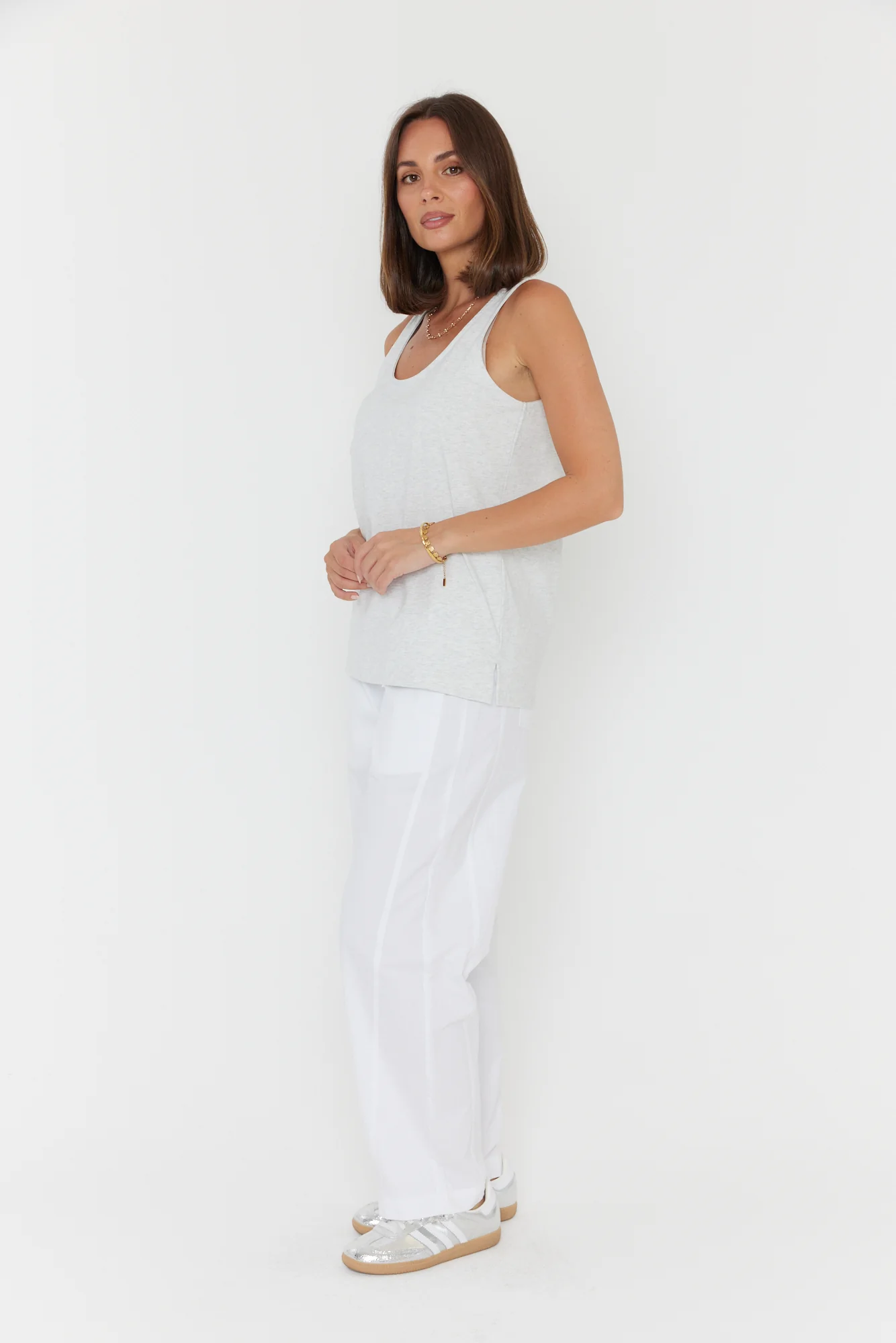 CAMSON Singlet Grey Marle - Image 5