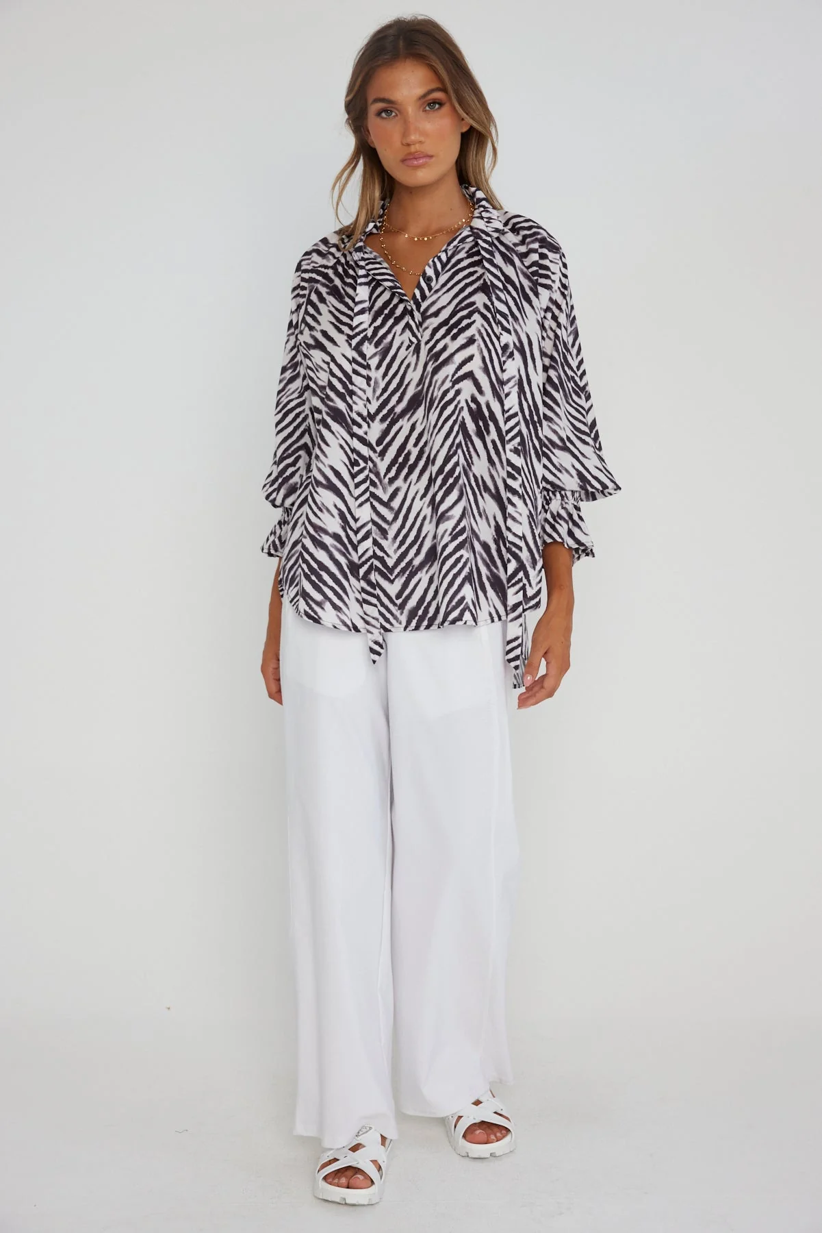 DANILL Blouse Abstract Animal - Image 4