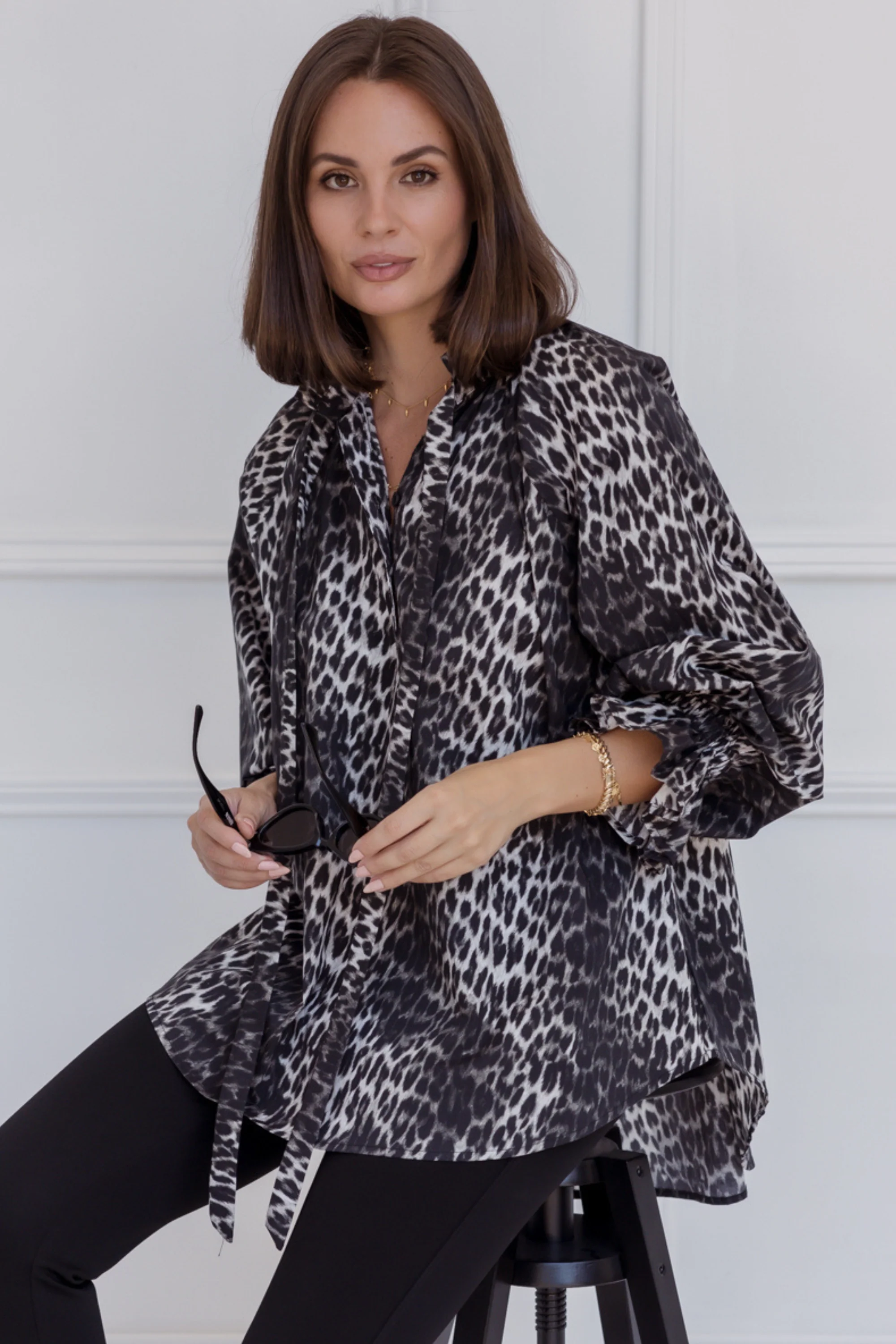 DANILL Blouse Leopard Print - Image 2