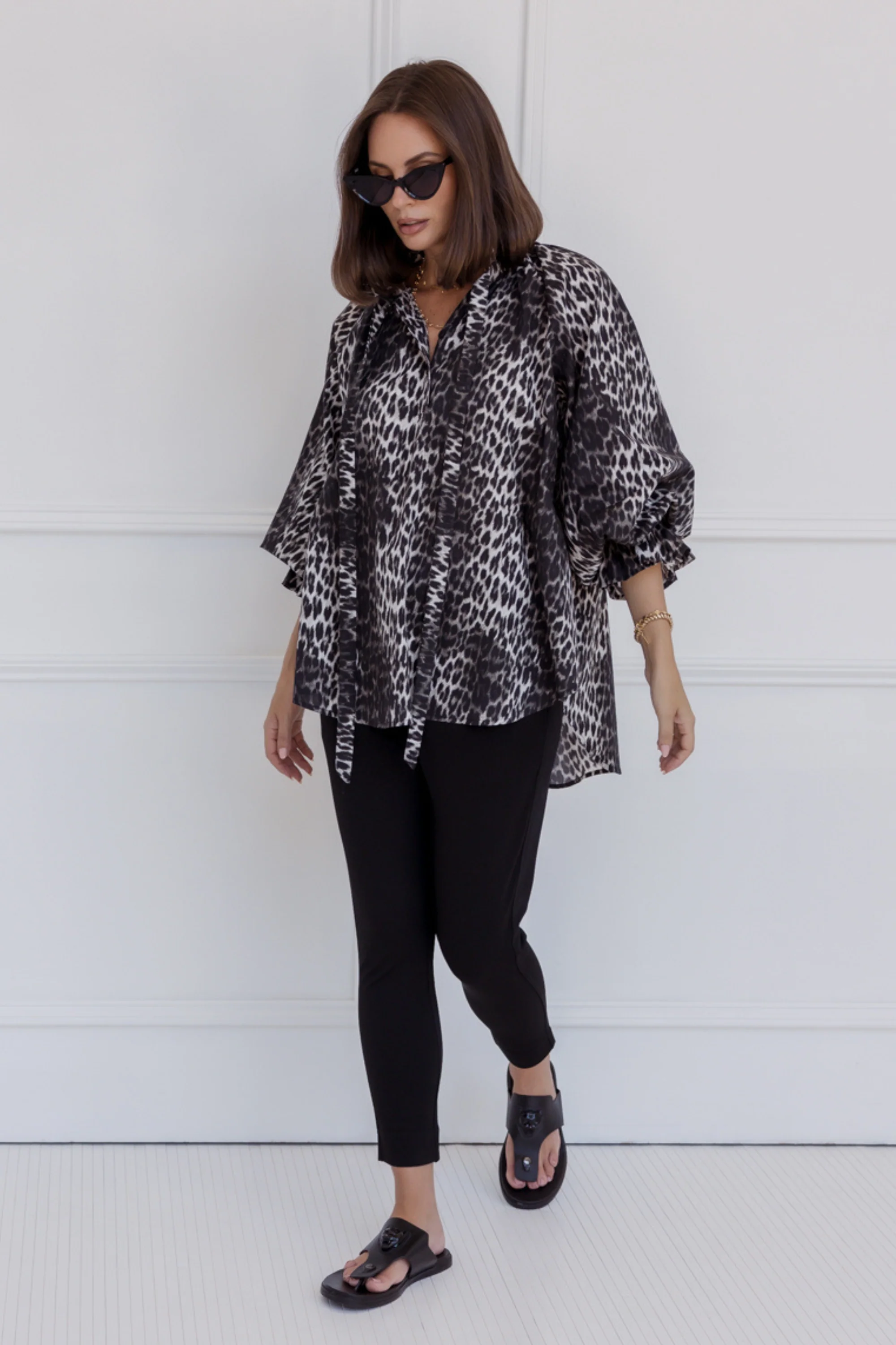 DANILL Blouse Leopard Print - Image 4