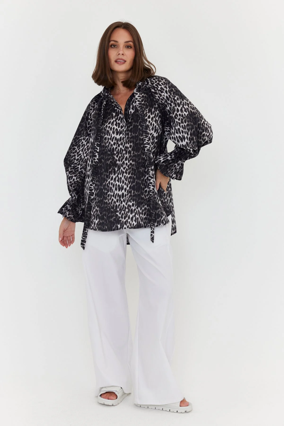DANILL Blouse Leopard Print - Image 5
