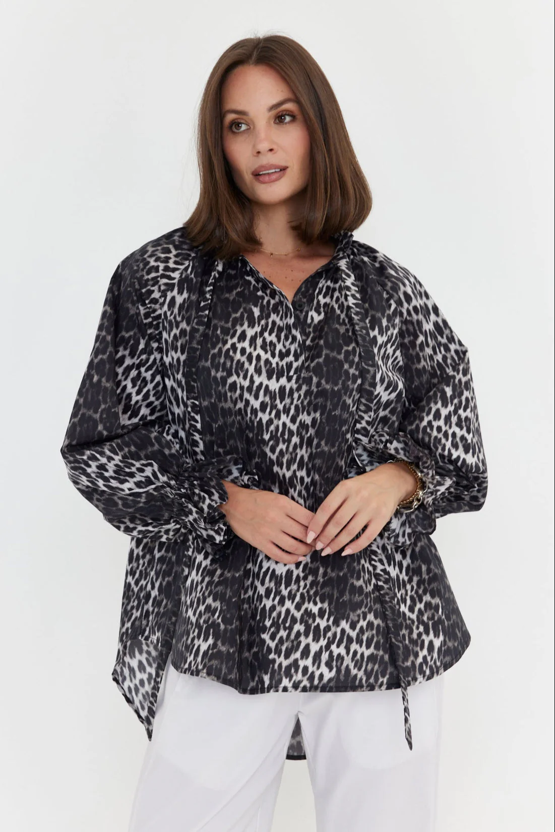 DANILL Blouse Leopard Print - Image 6