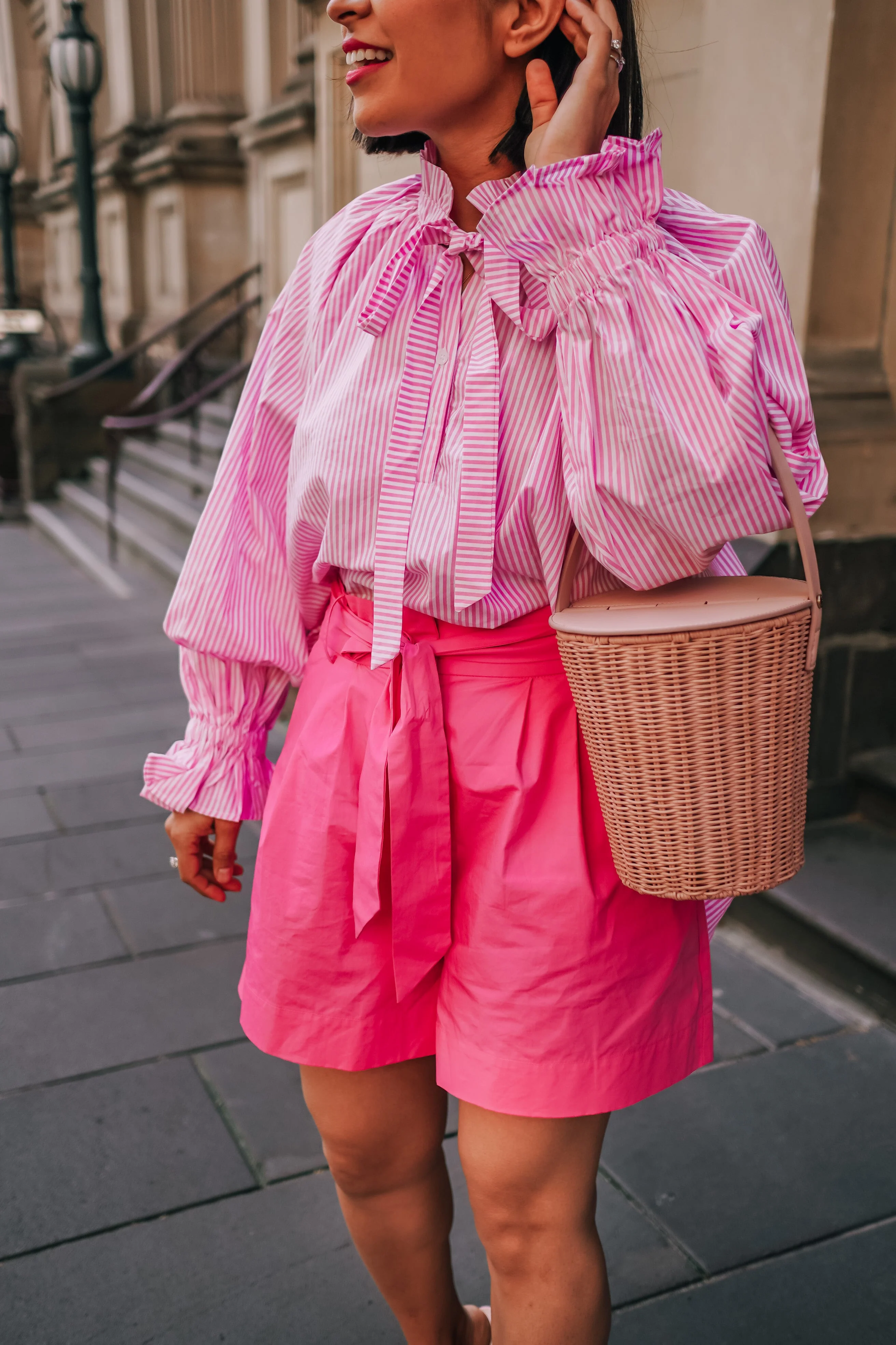 DANILL Blouse Pink Stripe - Image 13