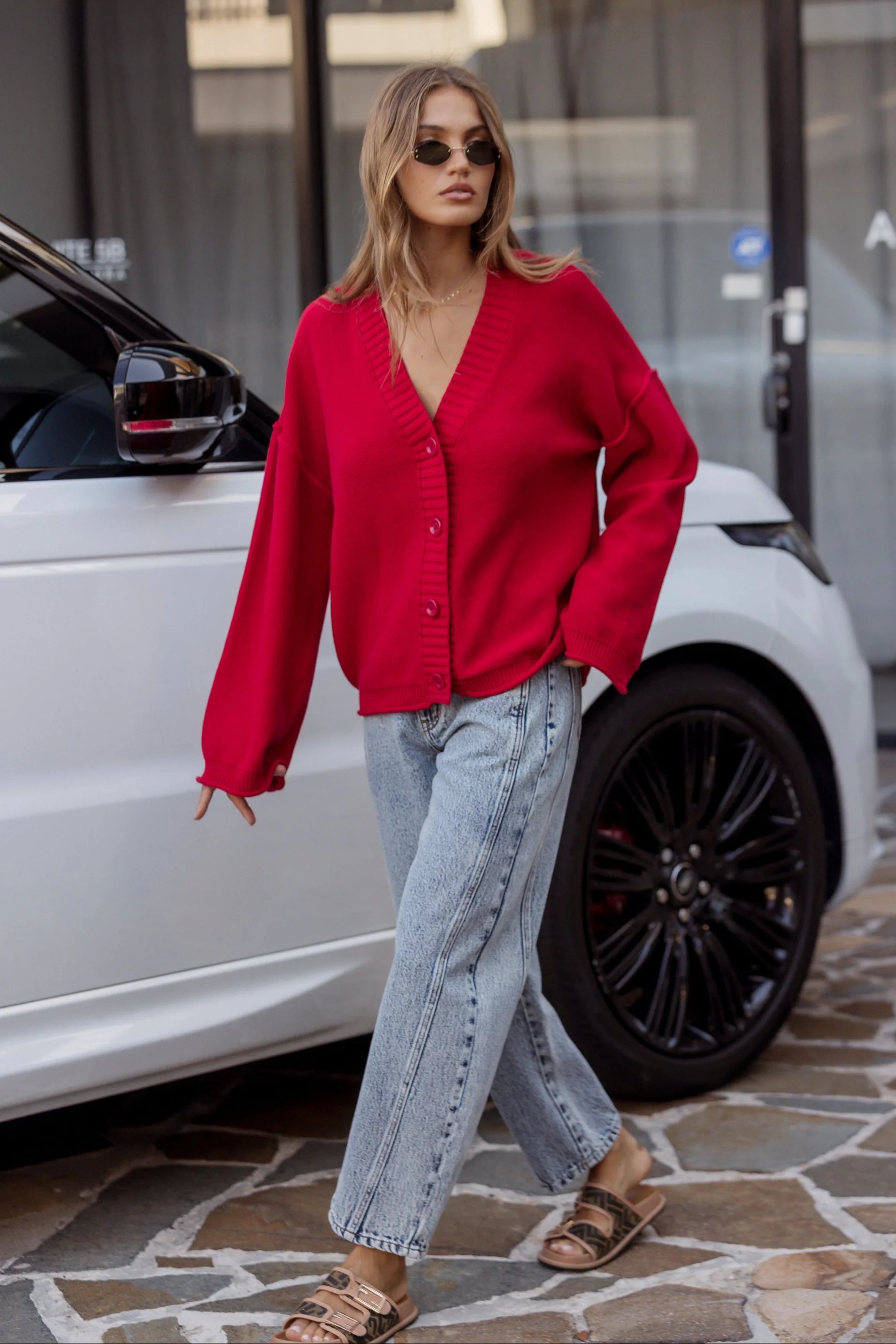DANTE Cardigan Red - Image 3