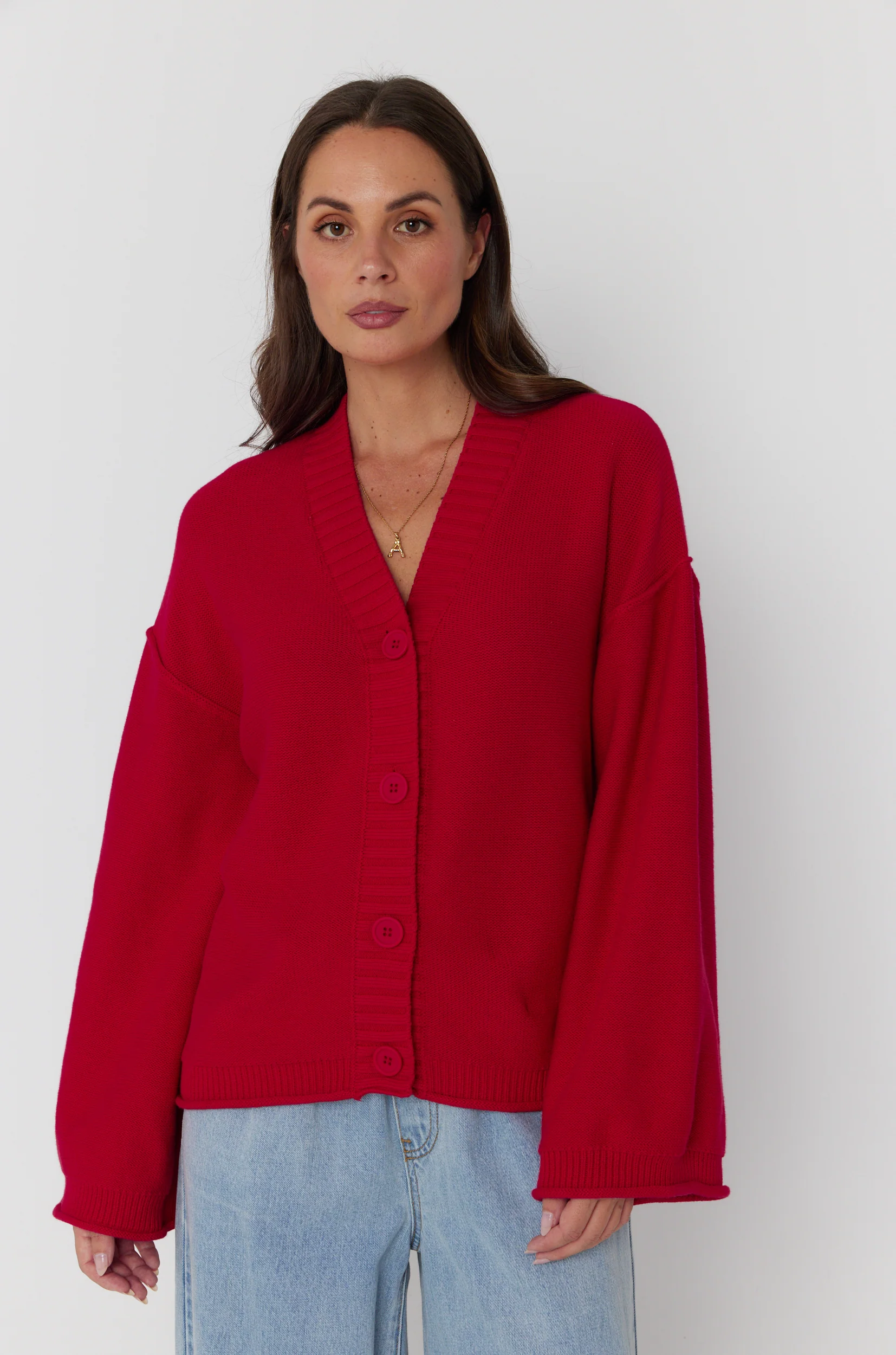 DANTE Cardigan Red - Image 7
