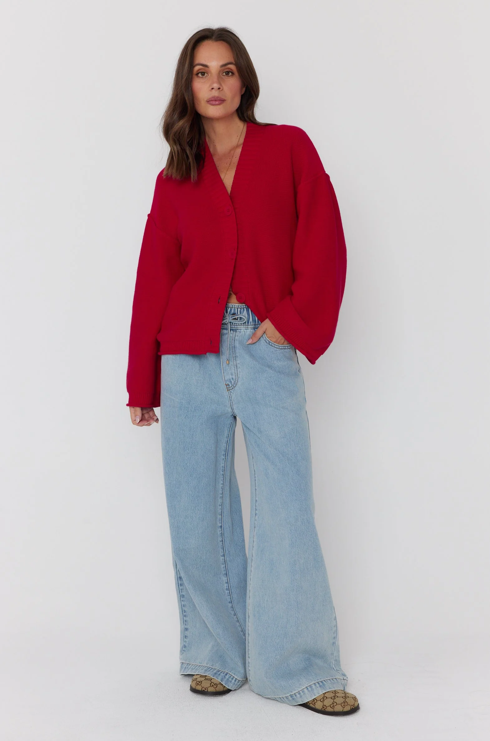 DANTE Cardigan Red - Image 8