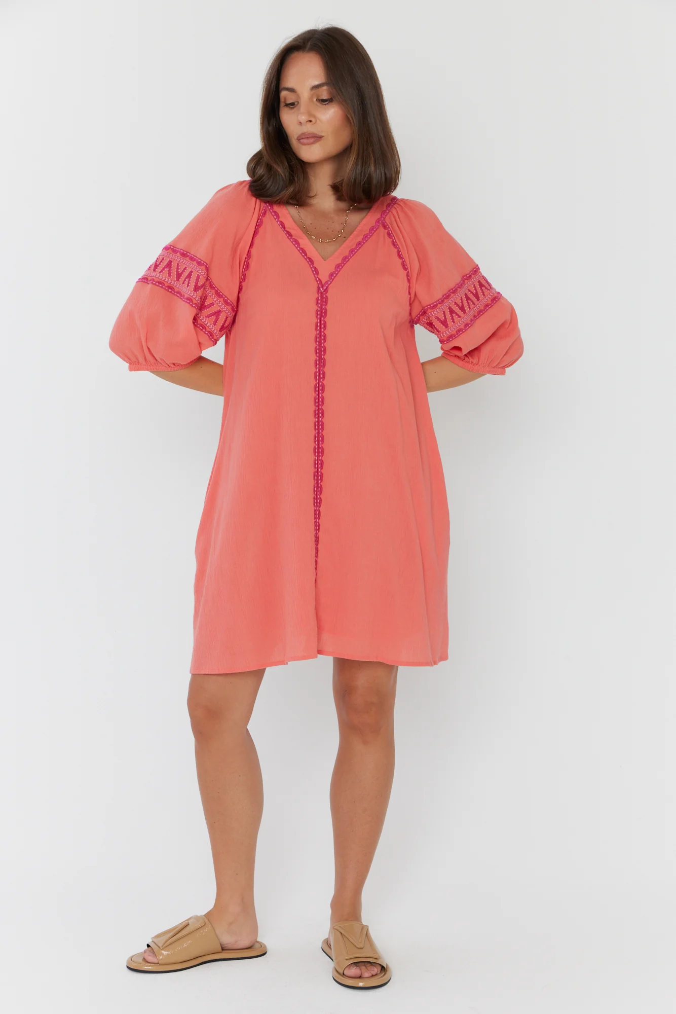 DARCY Dress Coral - Image 10