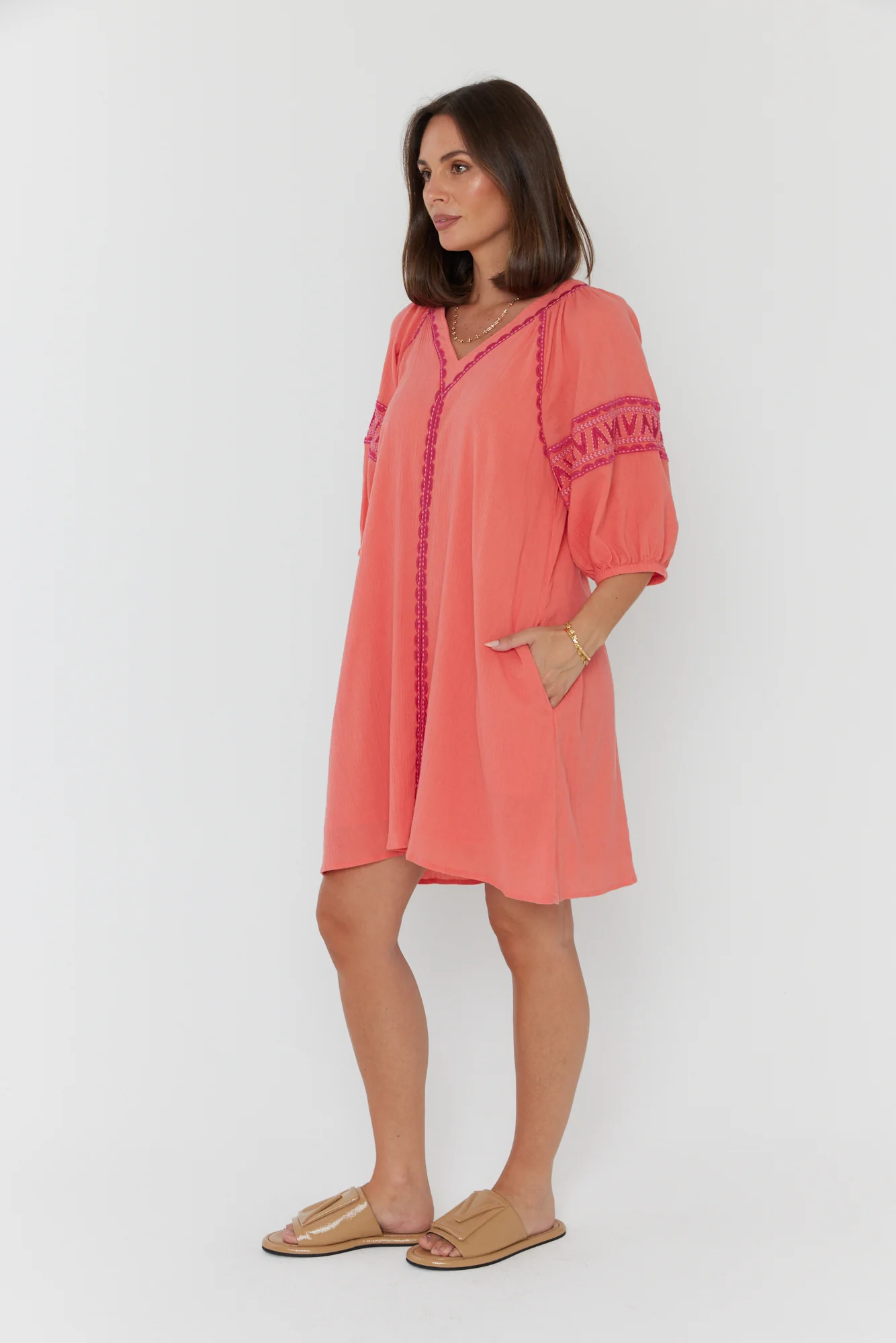 DARCY Dress Coral - Image 11