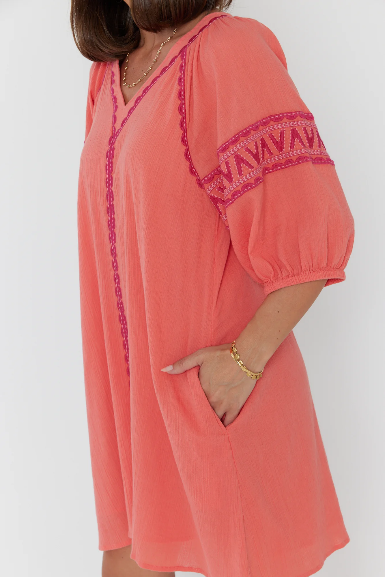 DARCY Dress Coral - Image 12