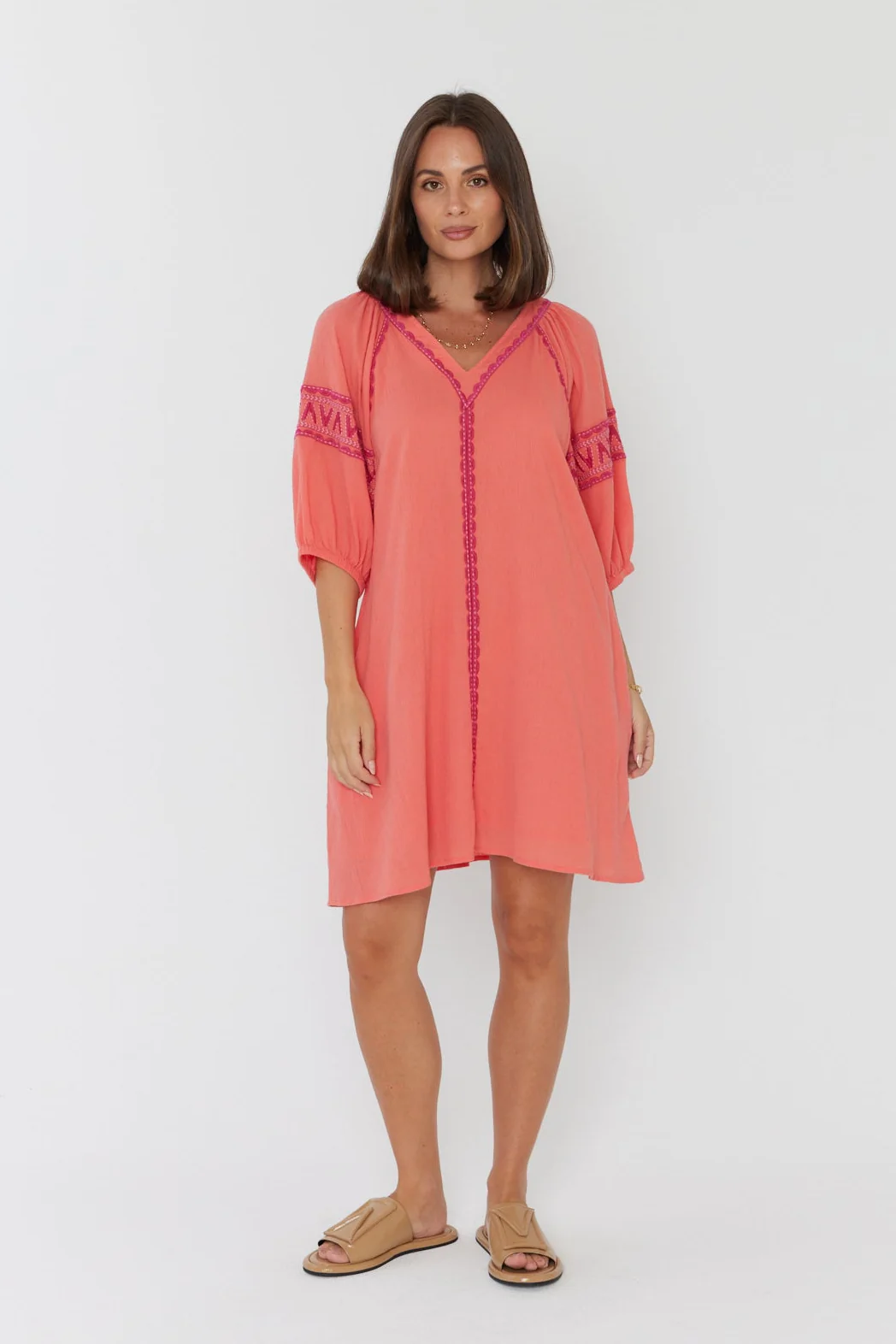 DARCY Dress Coral - Image 8