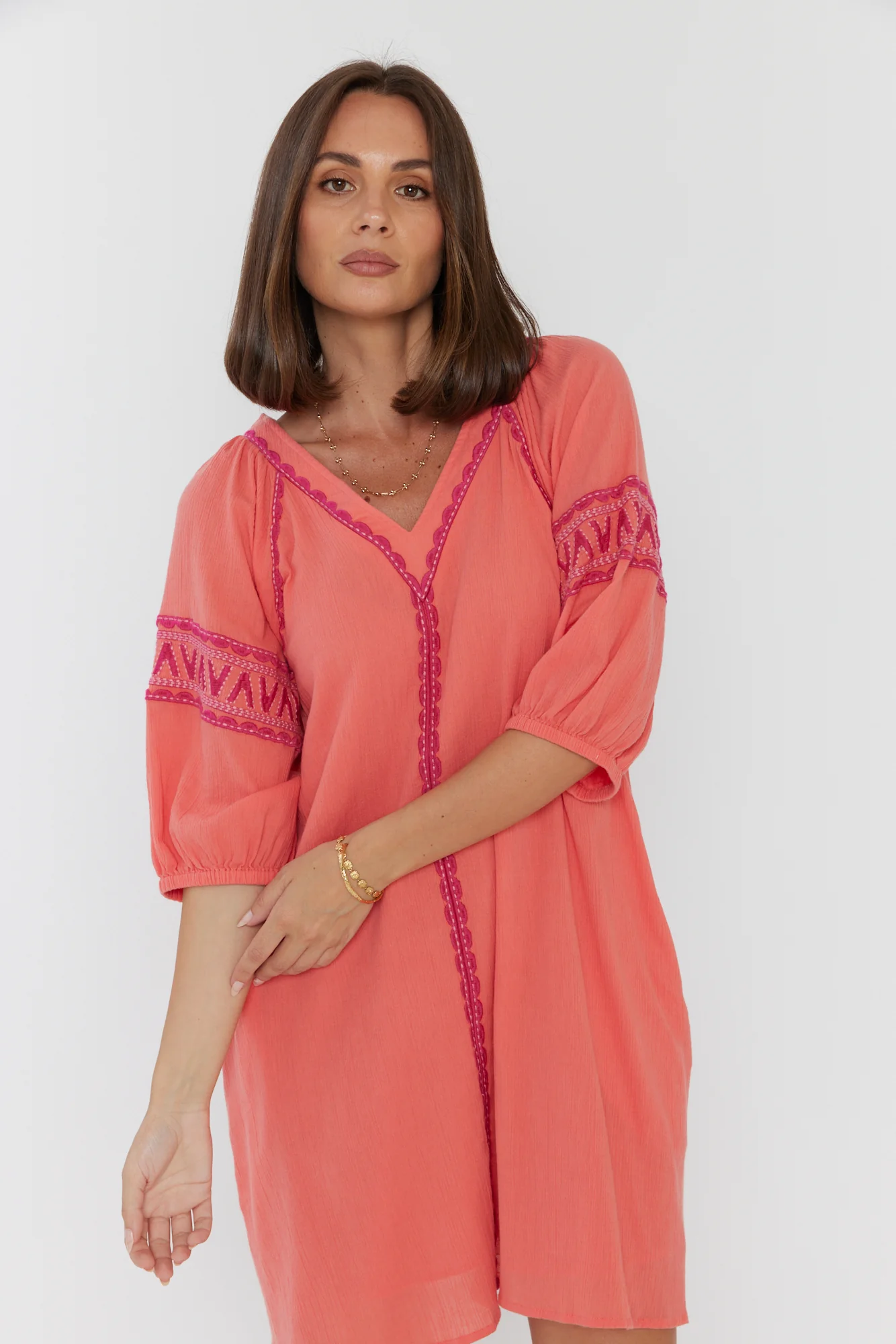 DARCY Dress Coral - Image 9