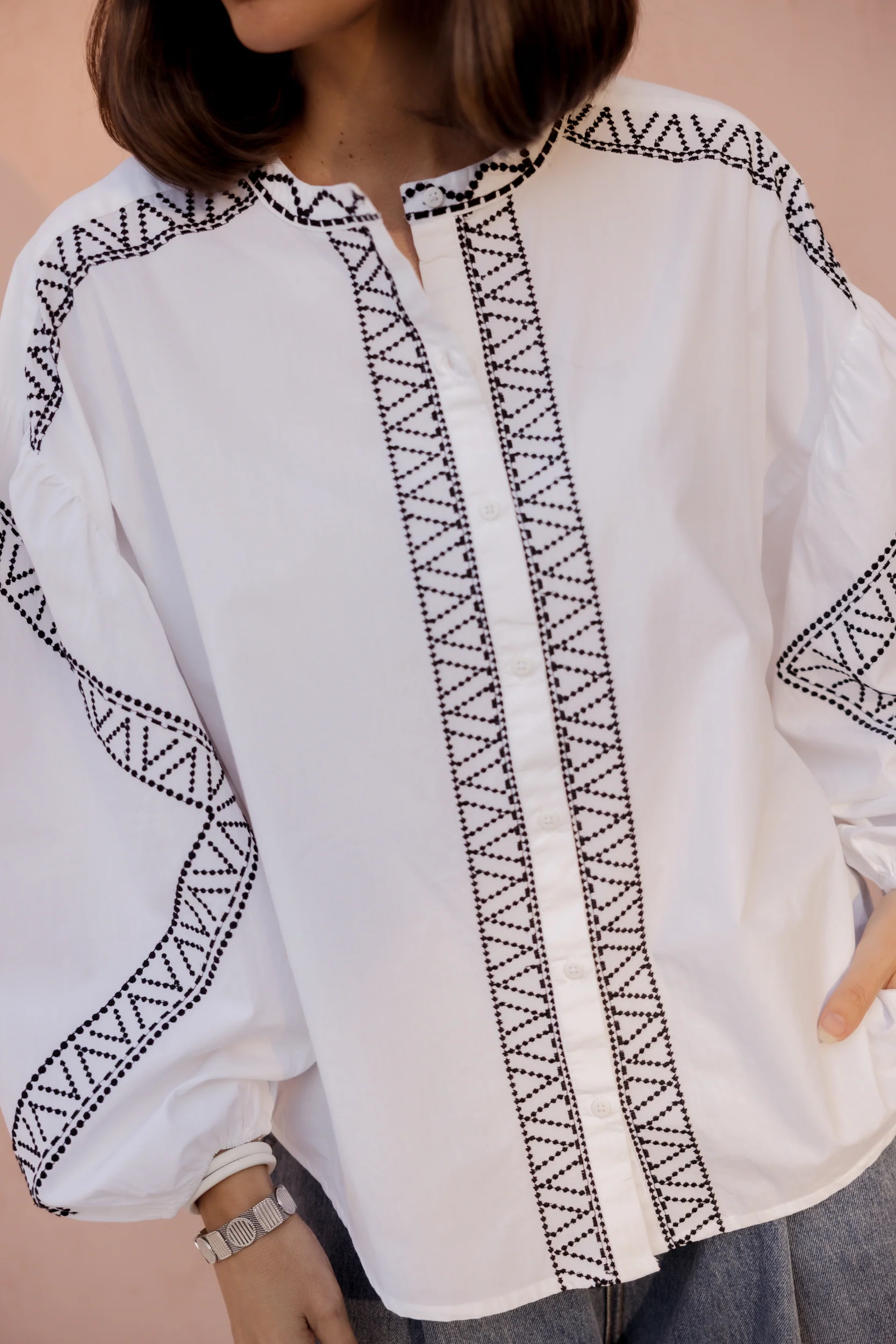 DYLAN Blouse White - Image 2
