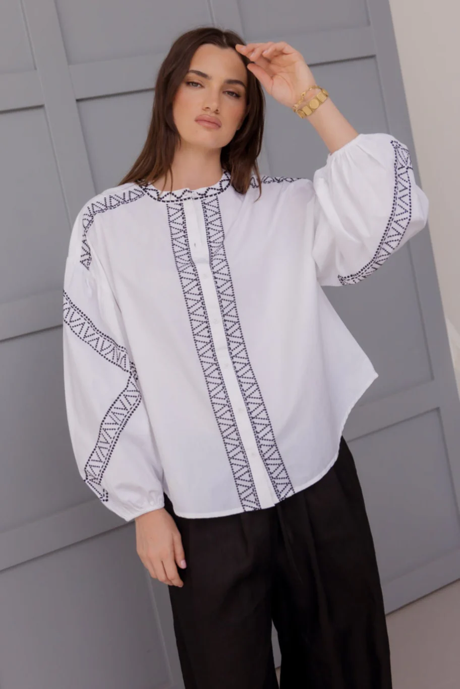 DYLAN Blouse White - Image 4