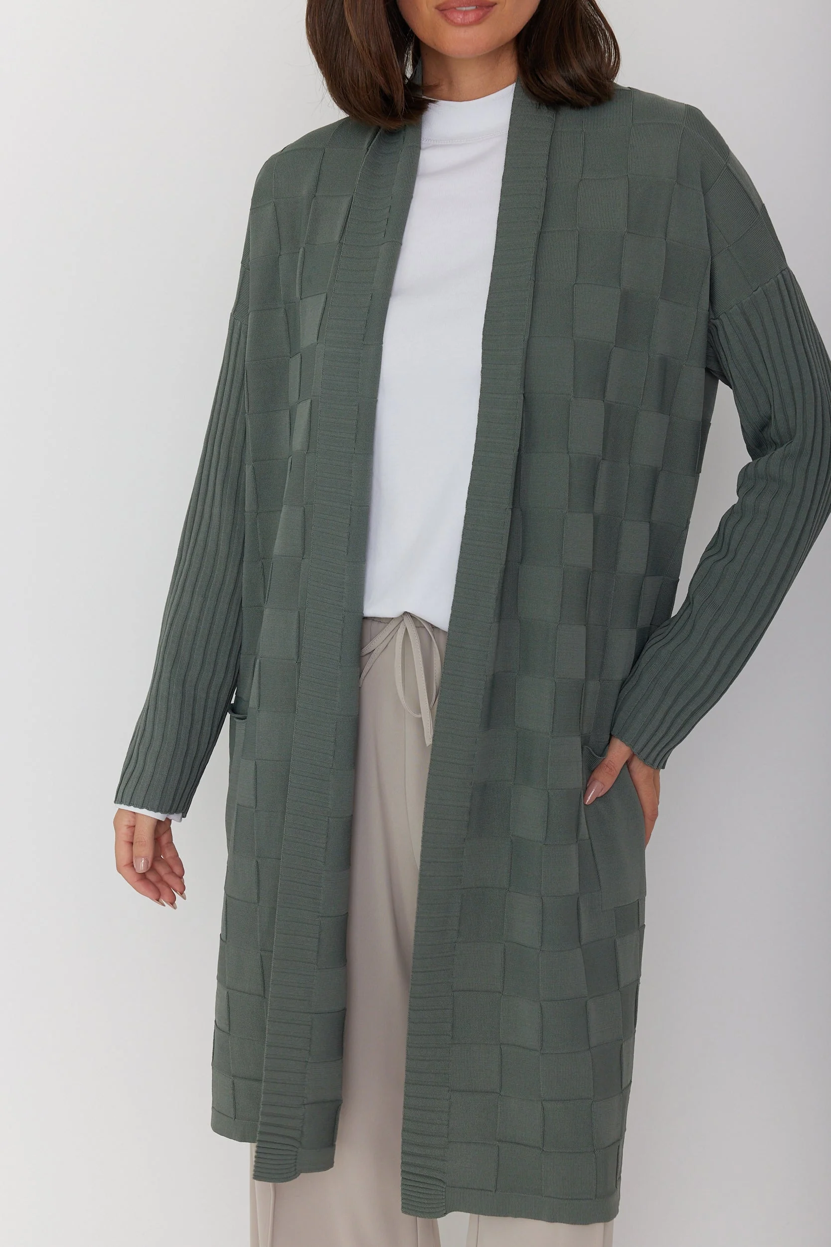 ELIZUS Cardigan Hunter Green - Image 6