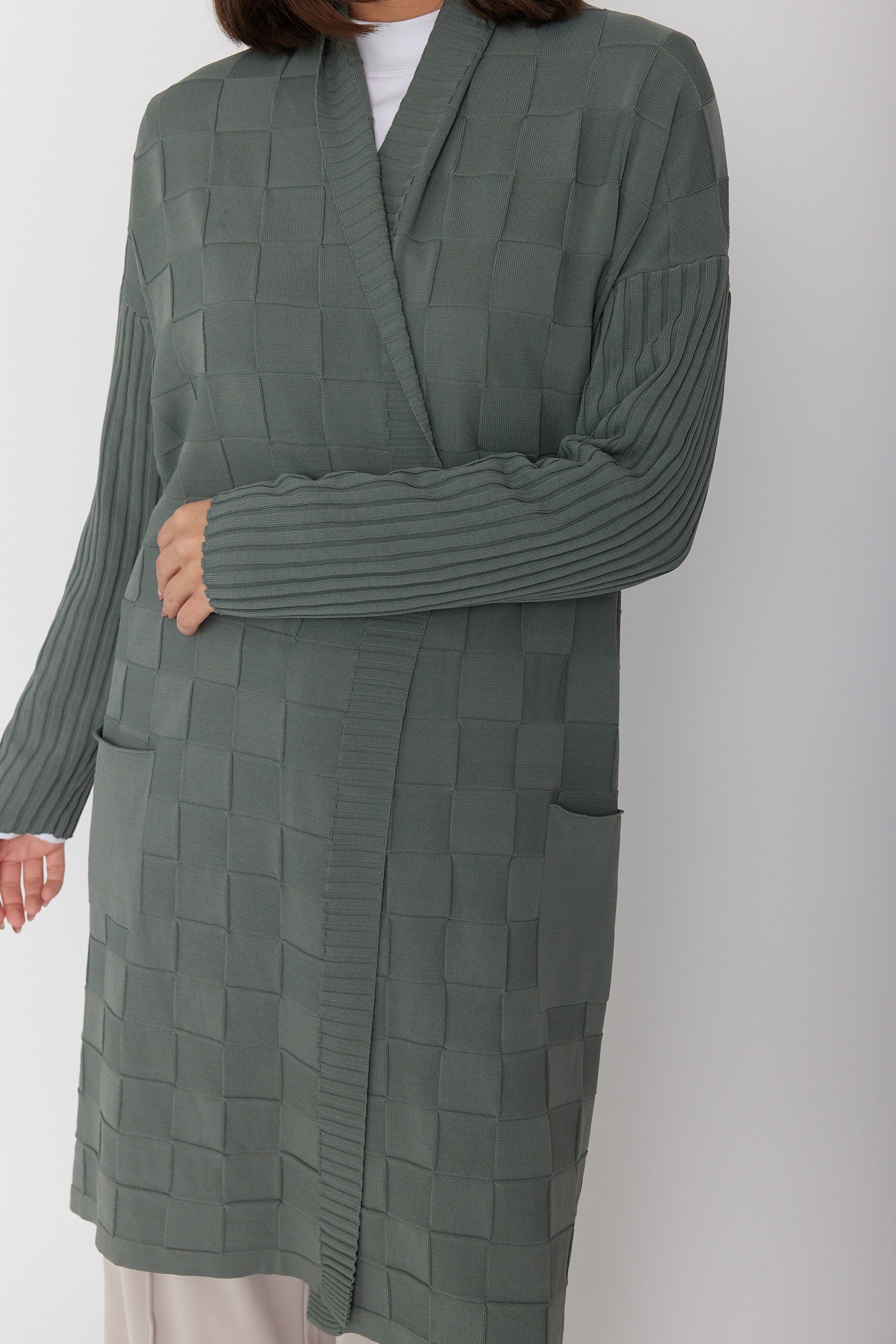 ELIZUS Cardigan Hunter Green - Image 8