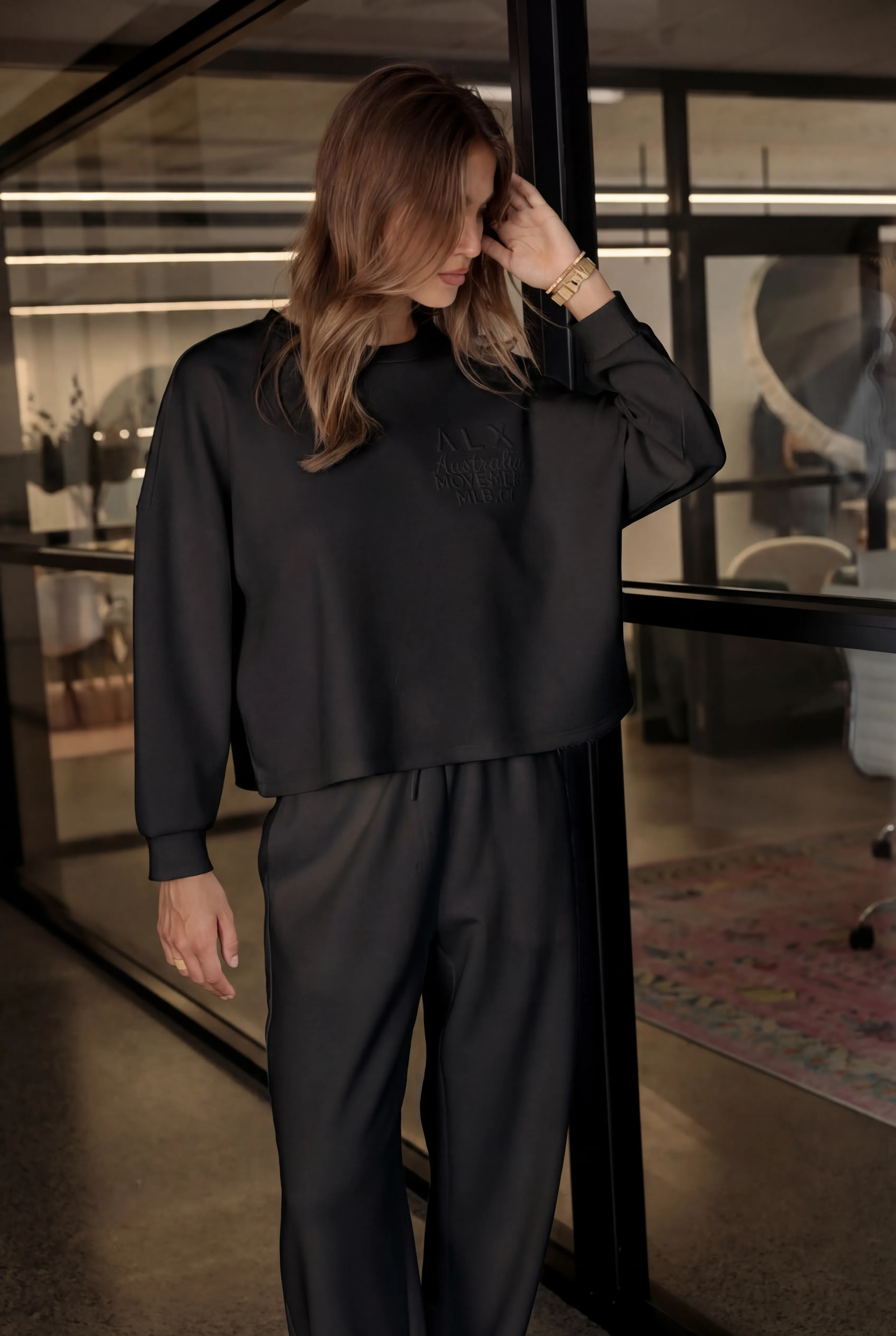 EMBY Long Sleeve Top Black - Image 2