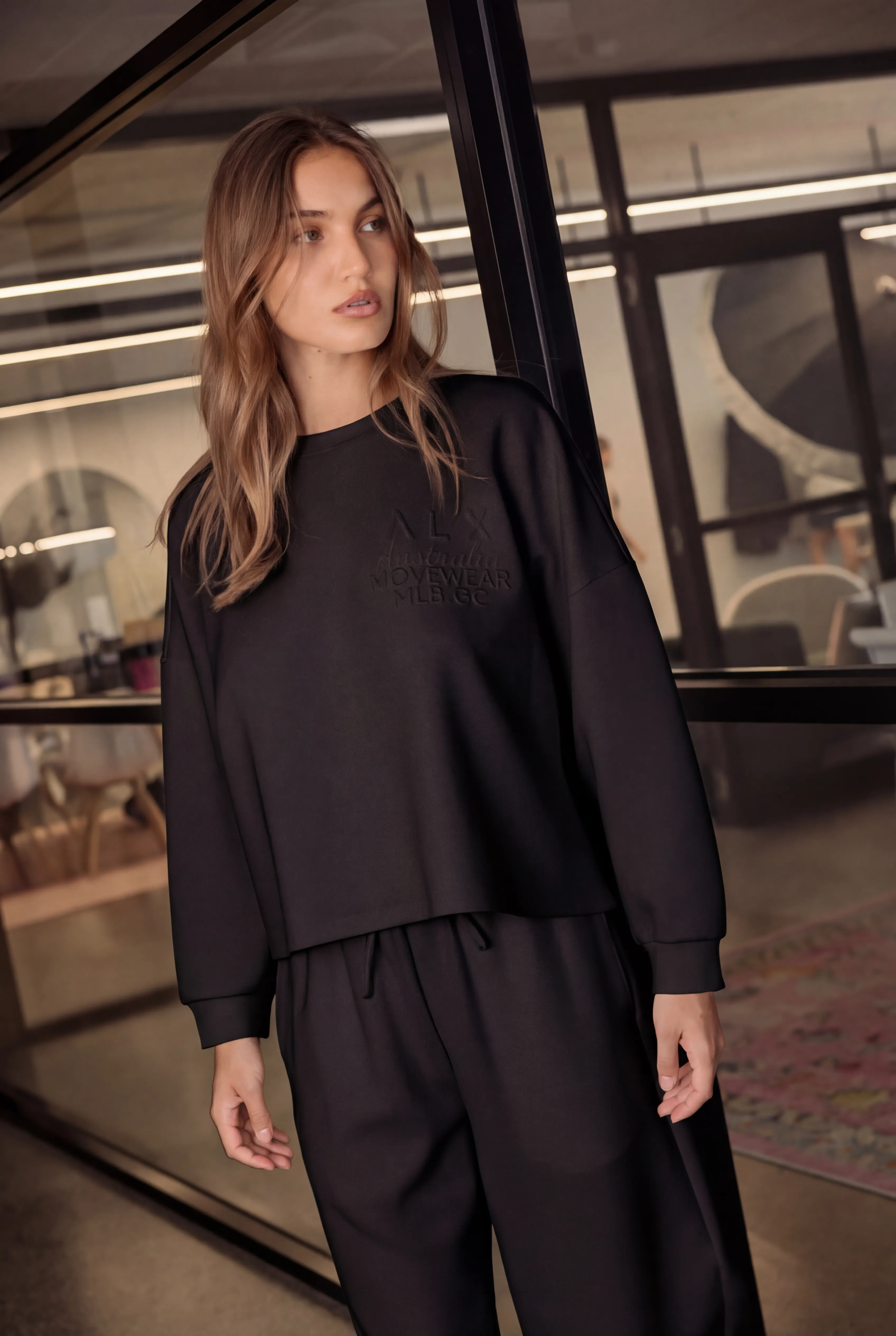EMBY Long Sleeve Top Black - Image 3
