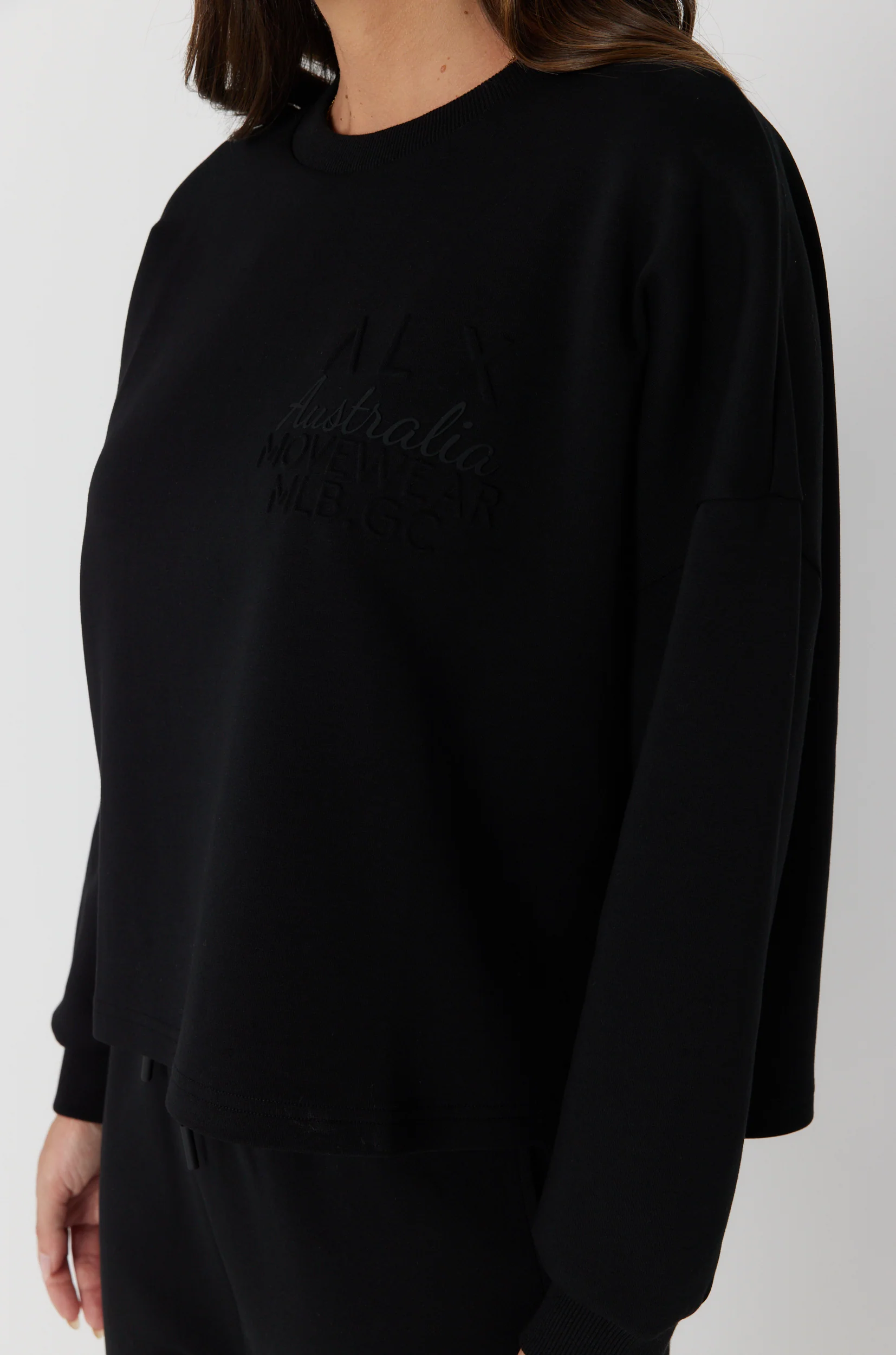 EMBY Long Sleeve Top Black - Image 8