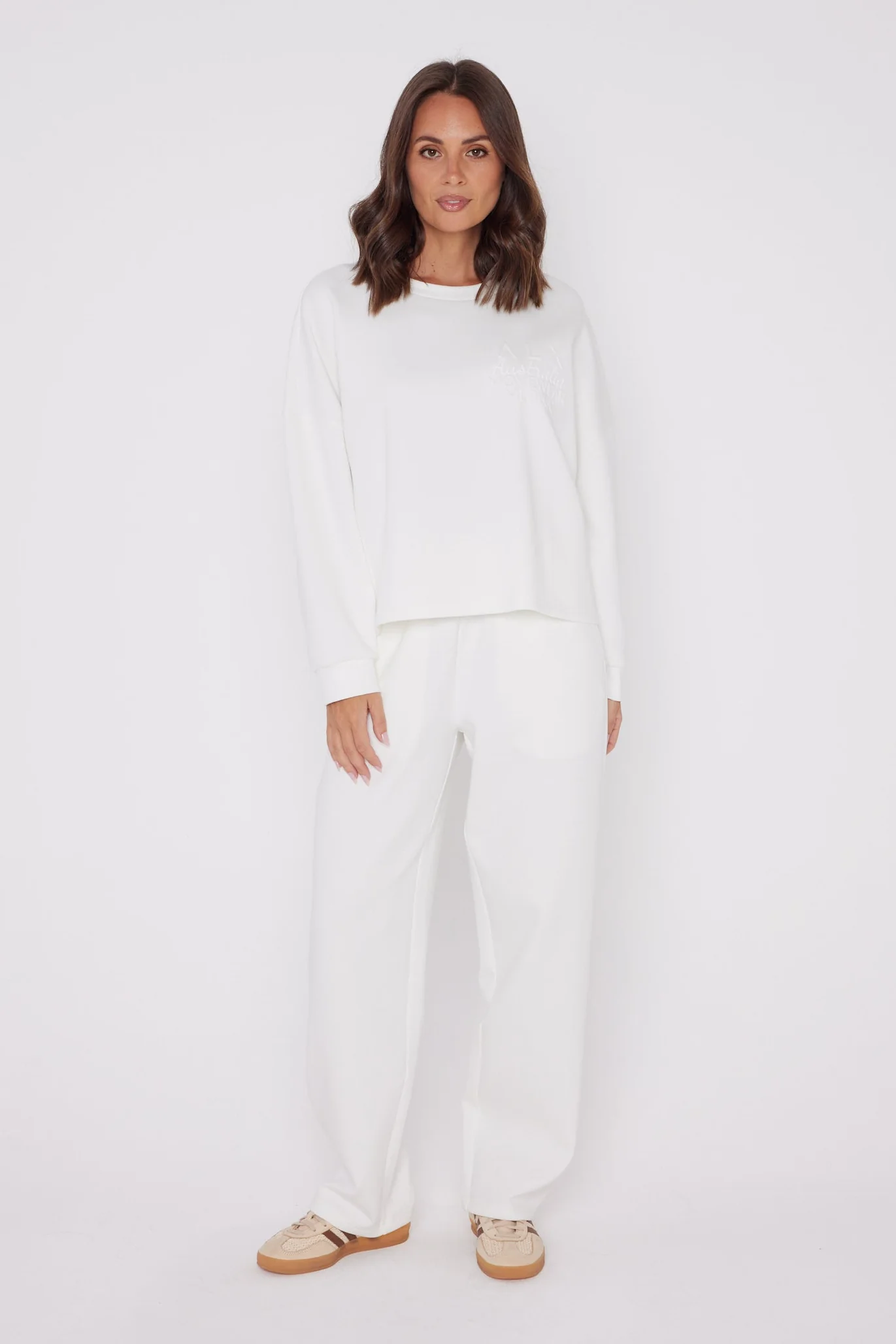 EMBY Long Sleeve Top White - Image 5