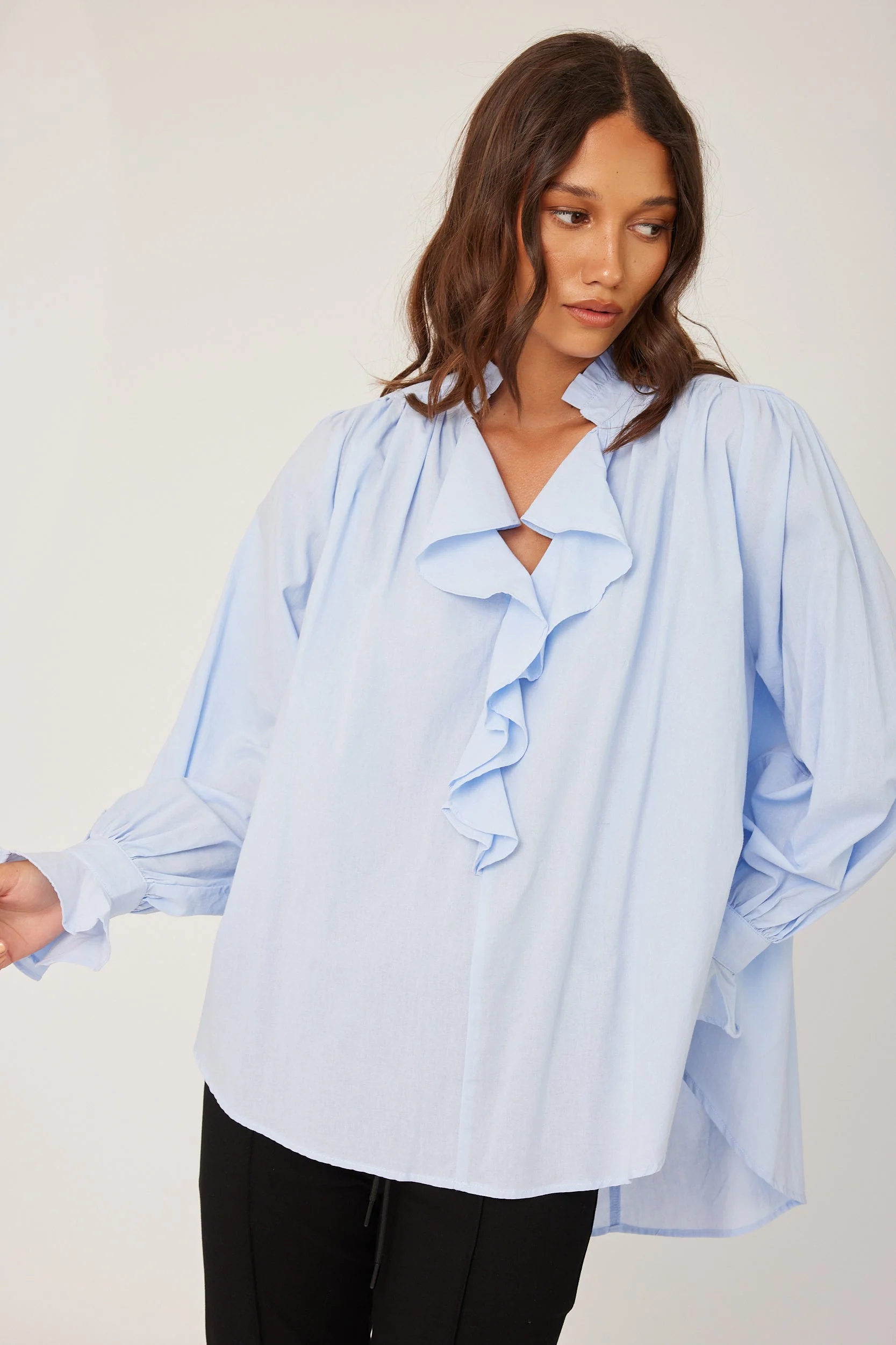 EQUINOX Blouse Sky Blue - Image 10