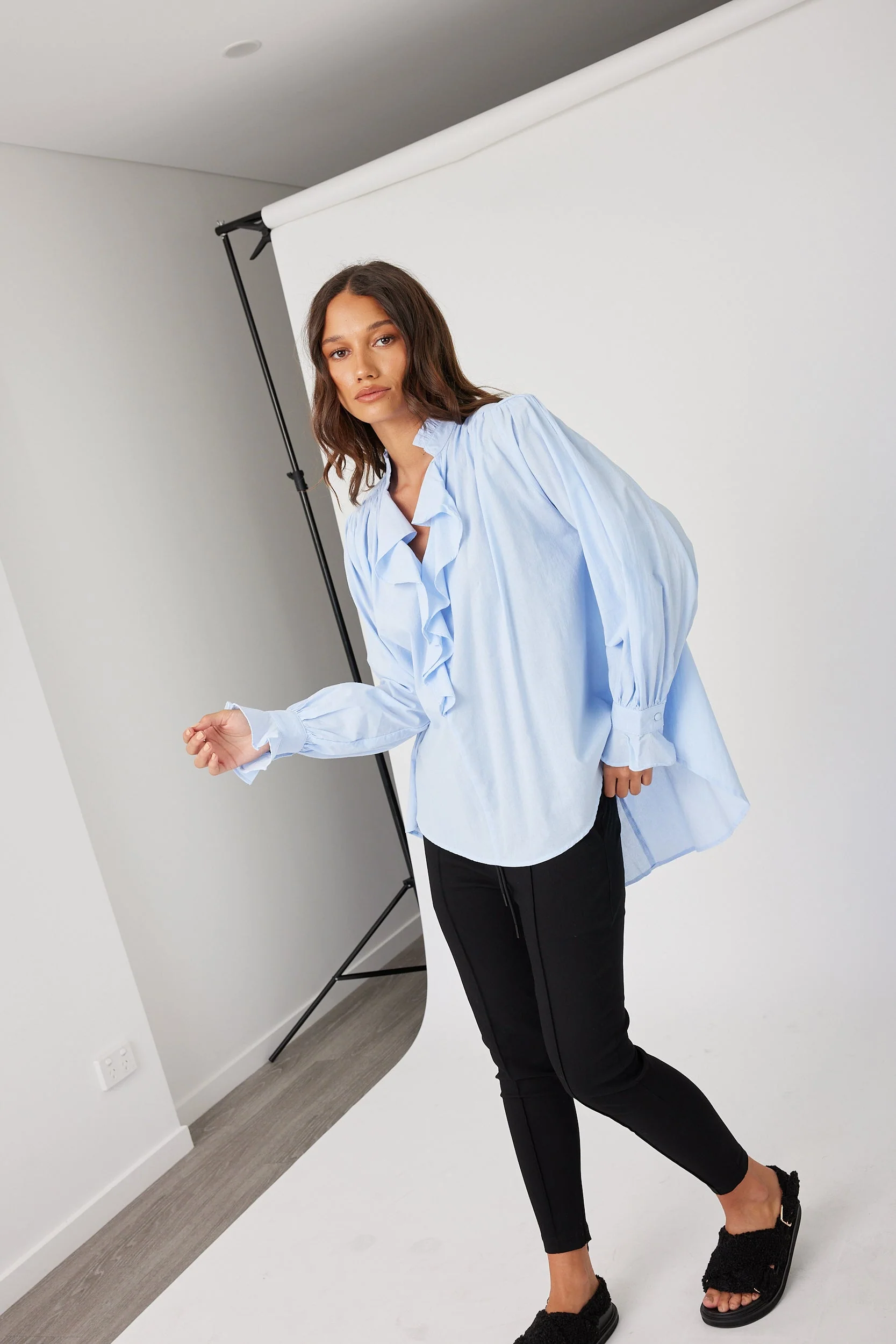 EQUINOX Blouse Sky Blue - Image 11