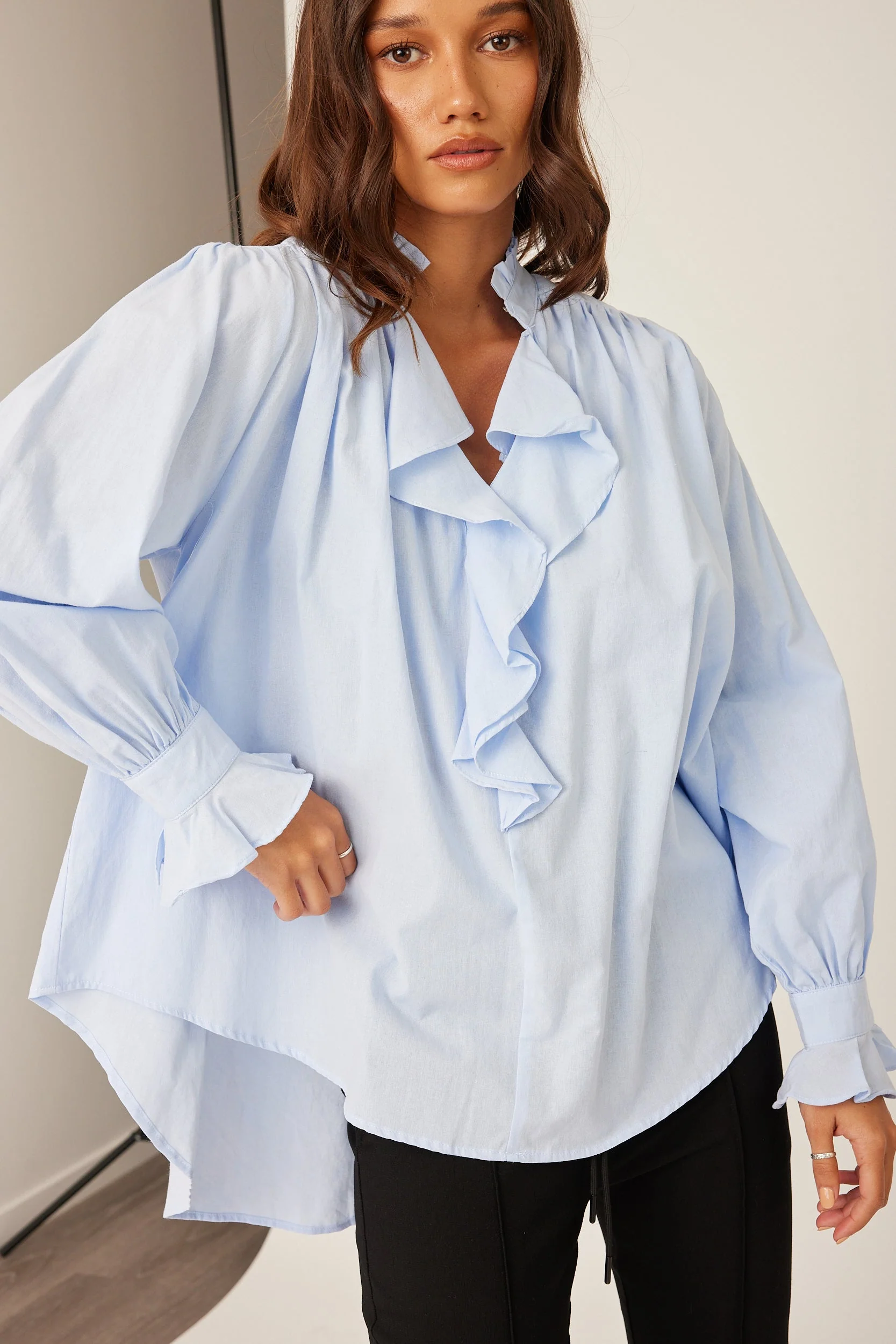 EQUINOX Blouse Sky Blue - Image 4