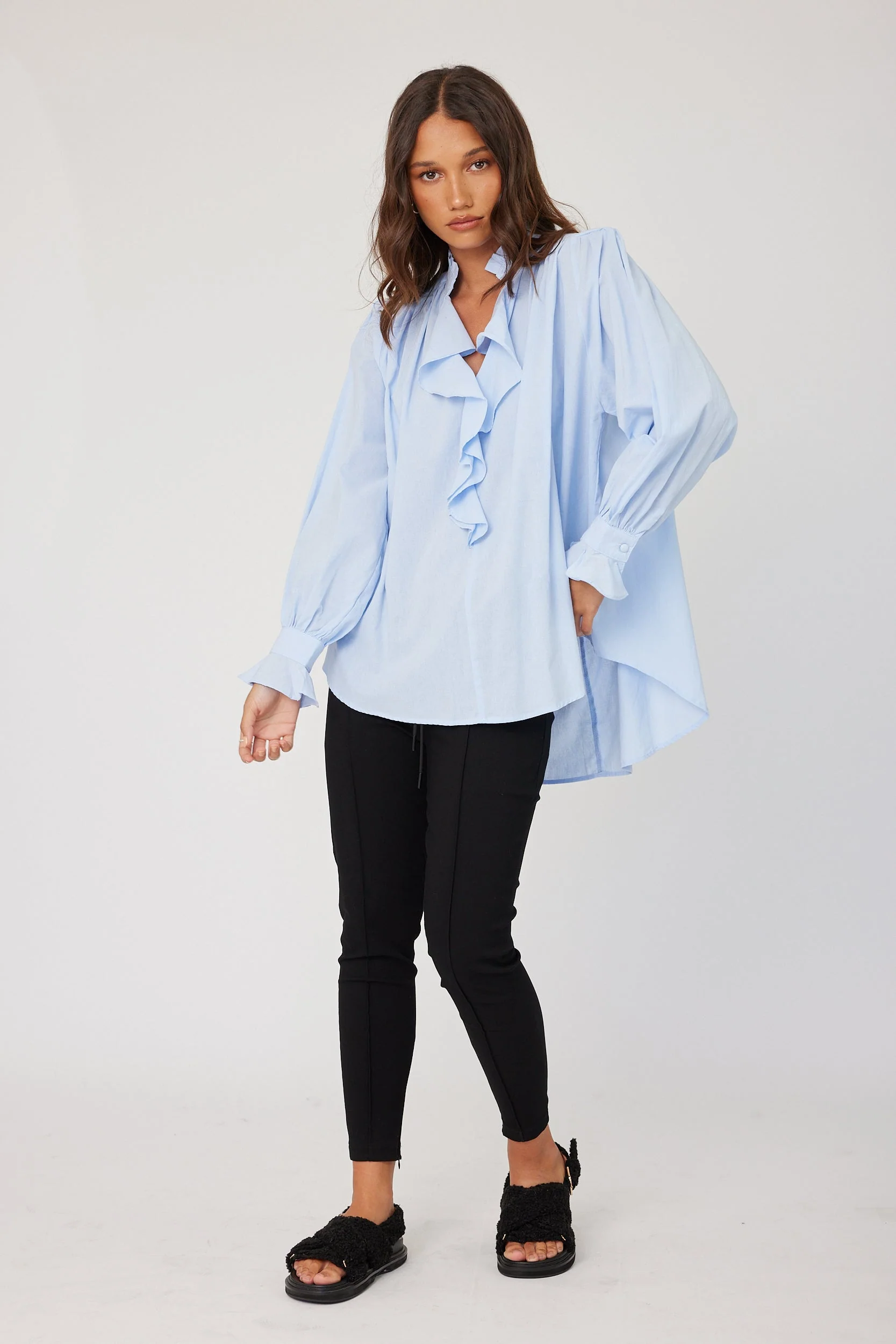 EQUINOX Blouse Sky Blue - Image 5
