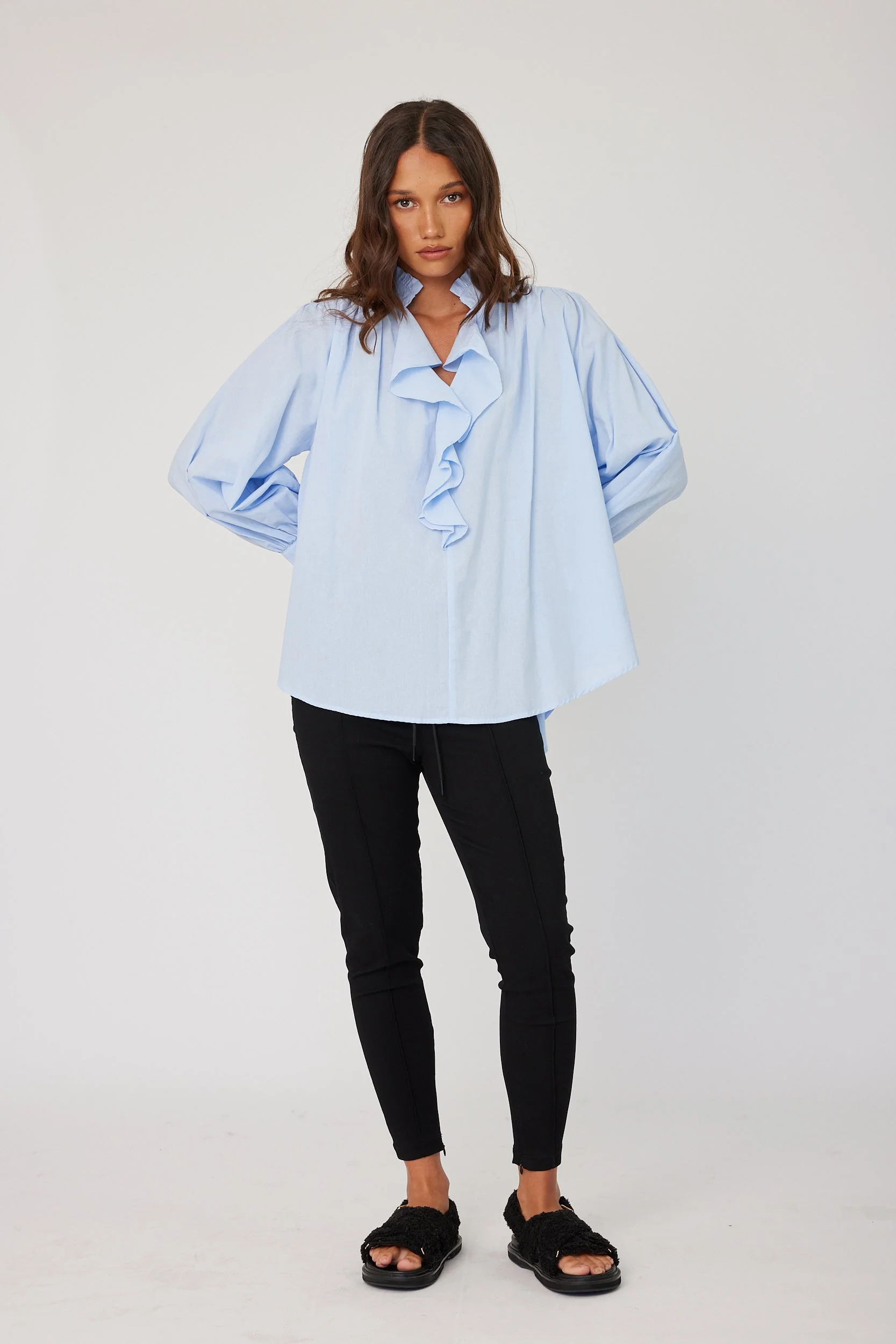 EQUINOX Blouse Sky Blue - Image 6