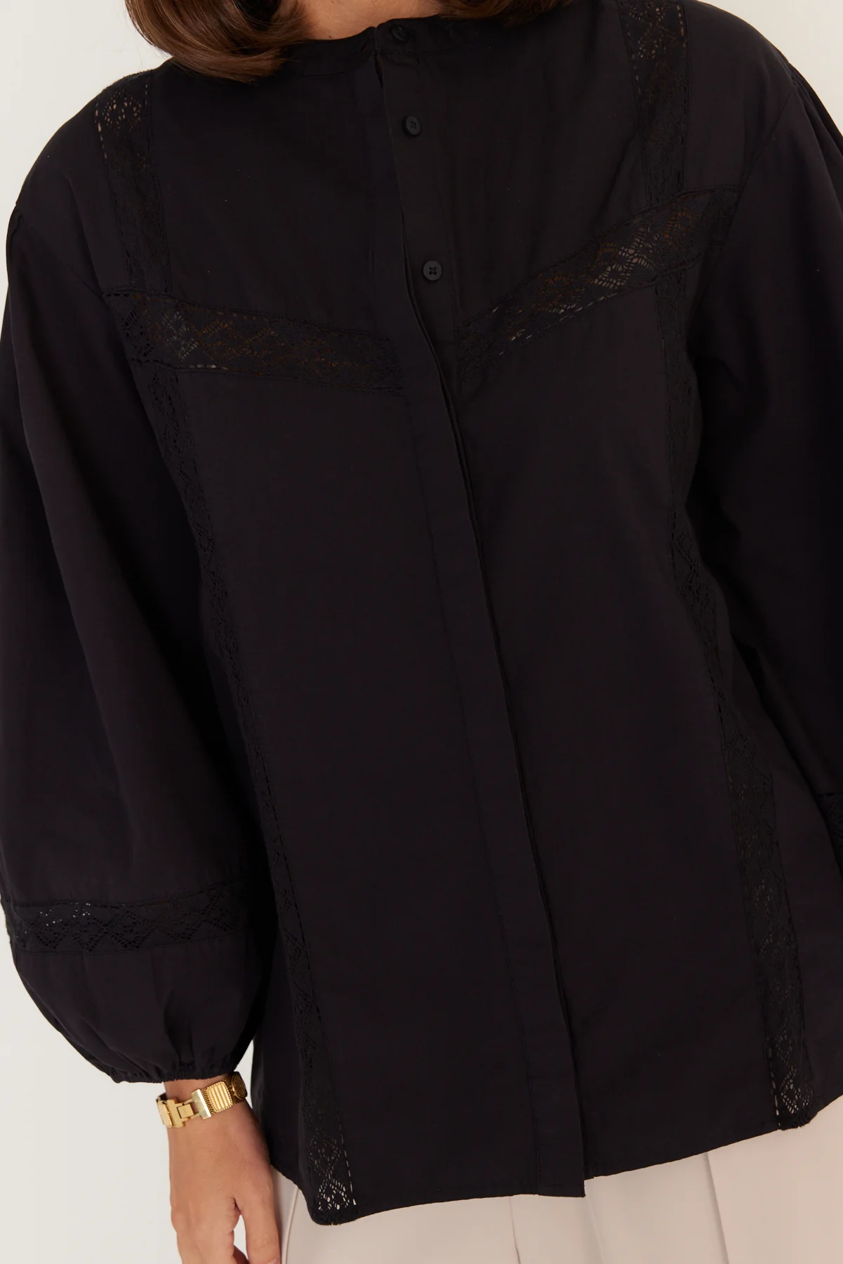 EVERETT Blouse Black - Image 11