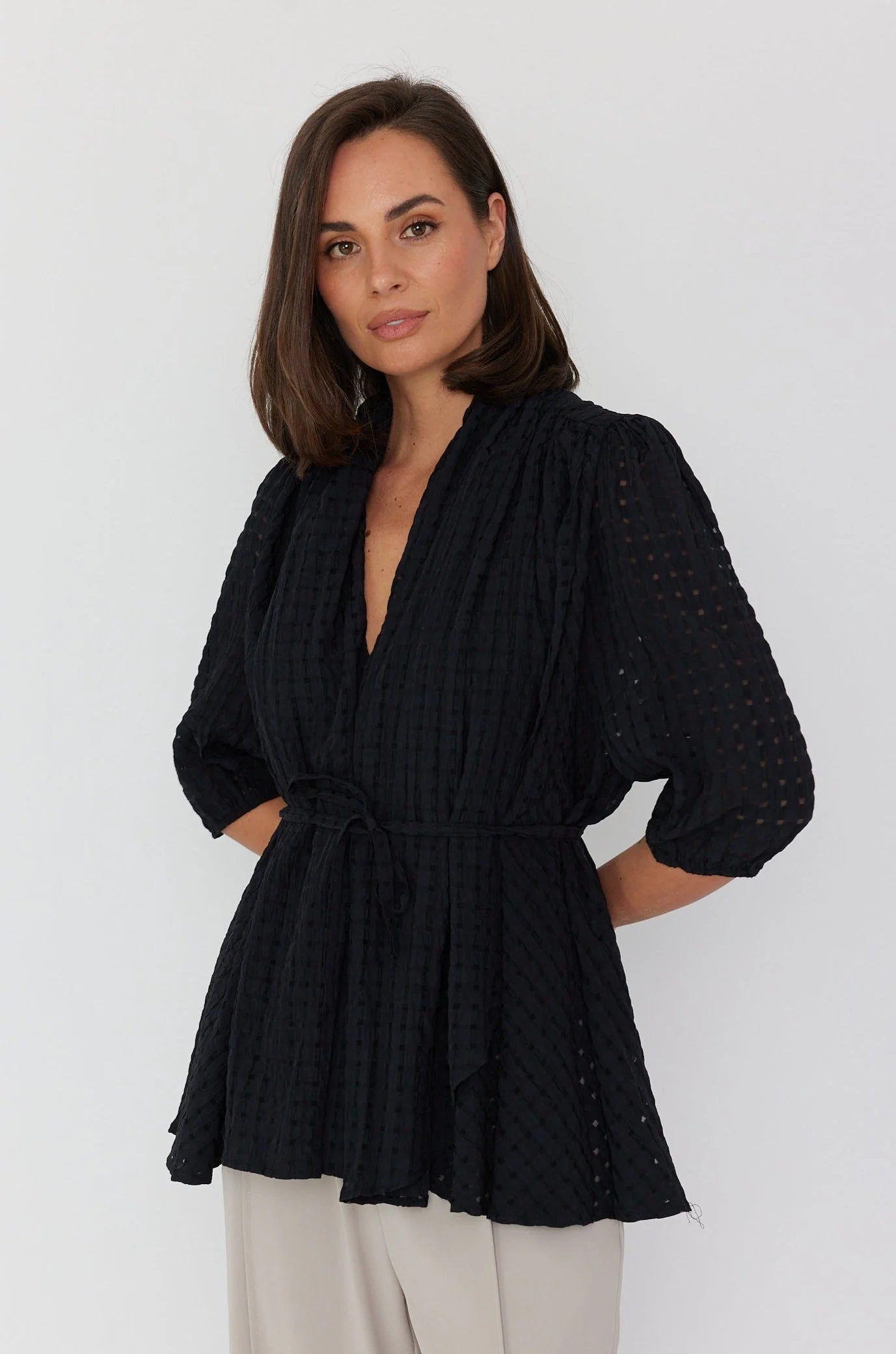 GIGI Blouse Black - Image 4